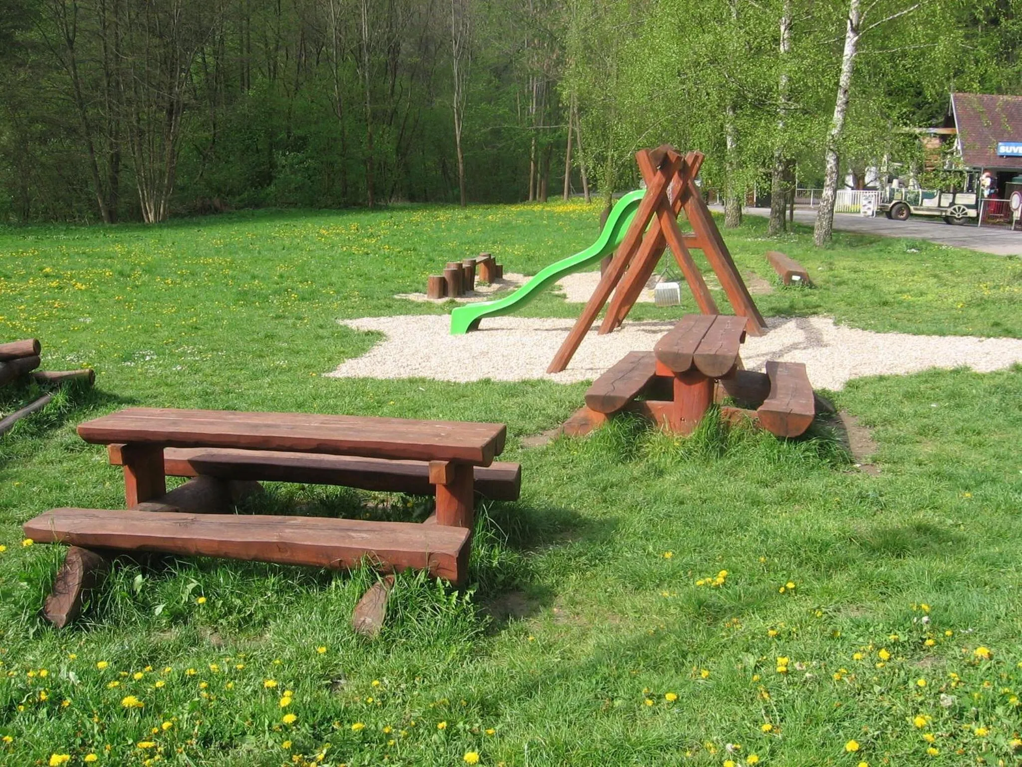 Children play ground in Hotel Skalní Mlýn