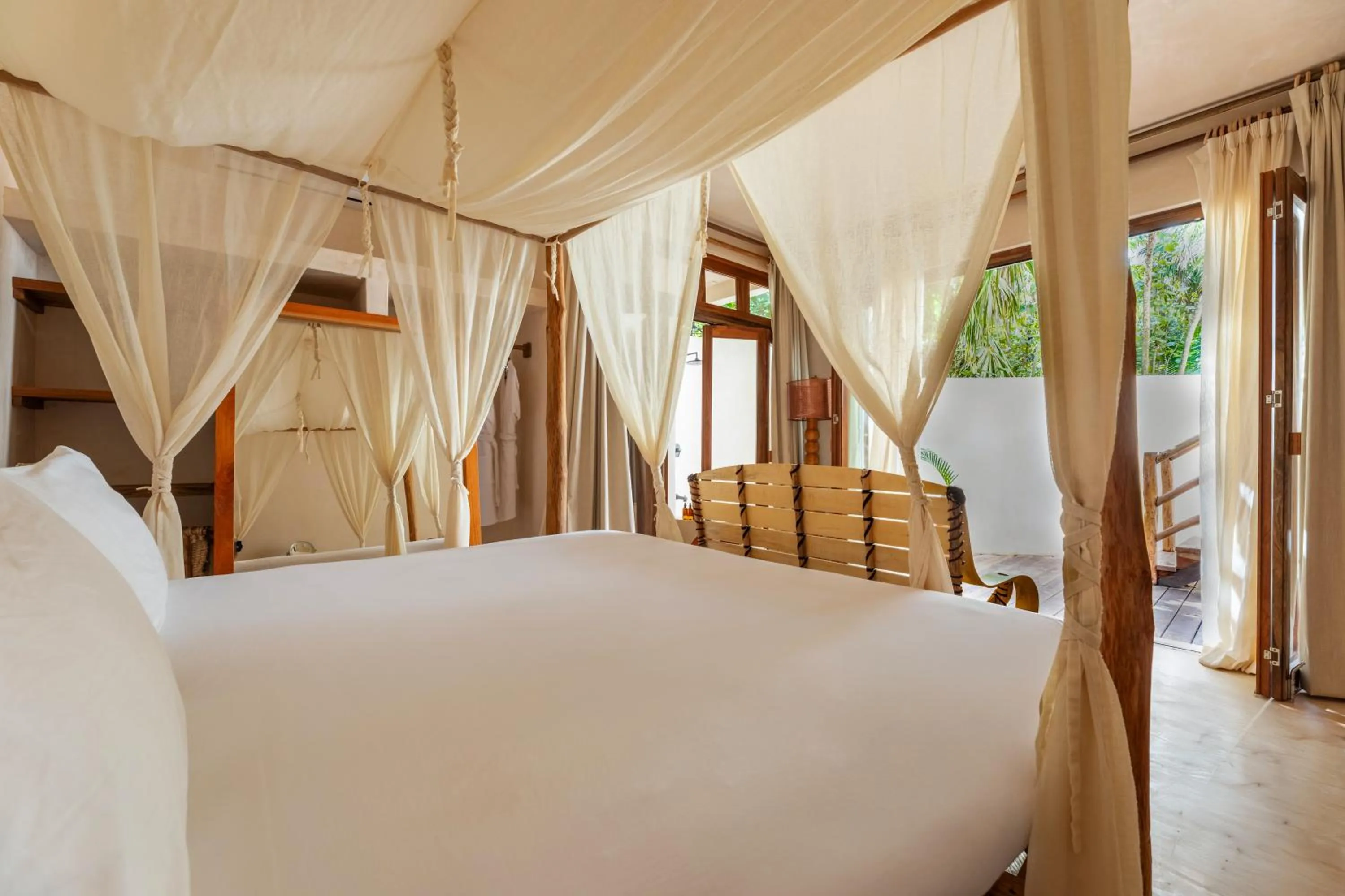 Bed in La Valise Tulum, Member of Small Luxury Hotels