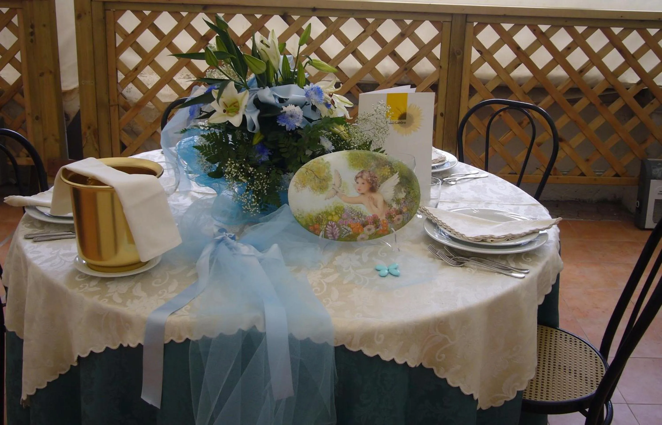 Decorative detail in Villa Altieri