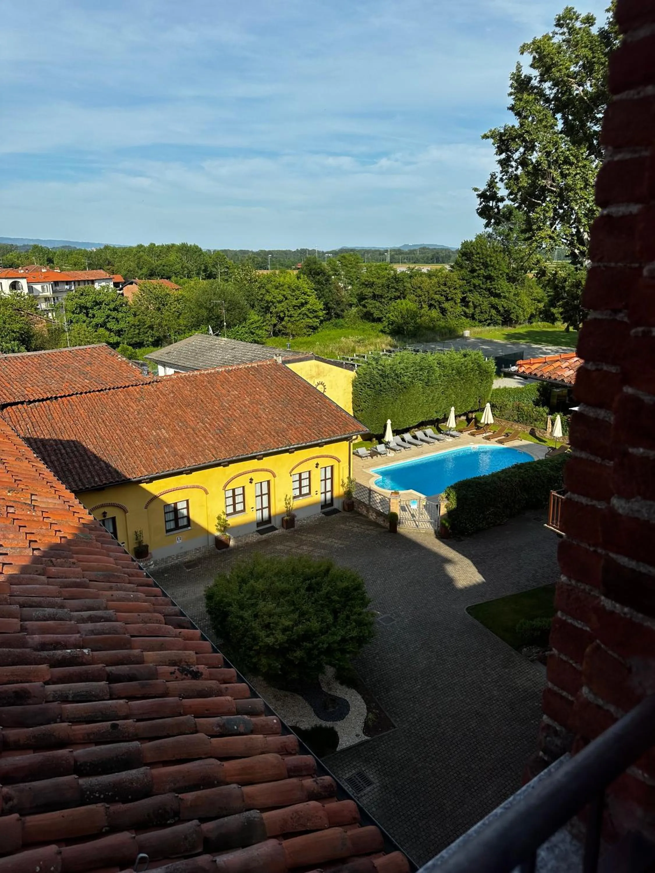 Pool view in Villa Soleil