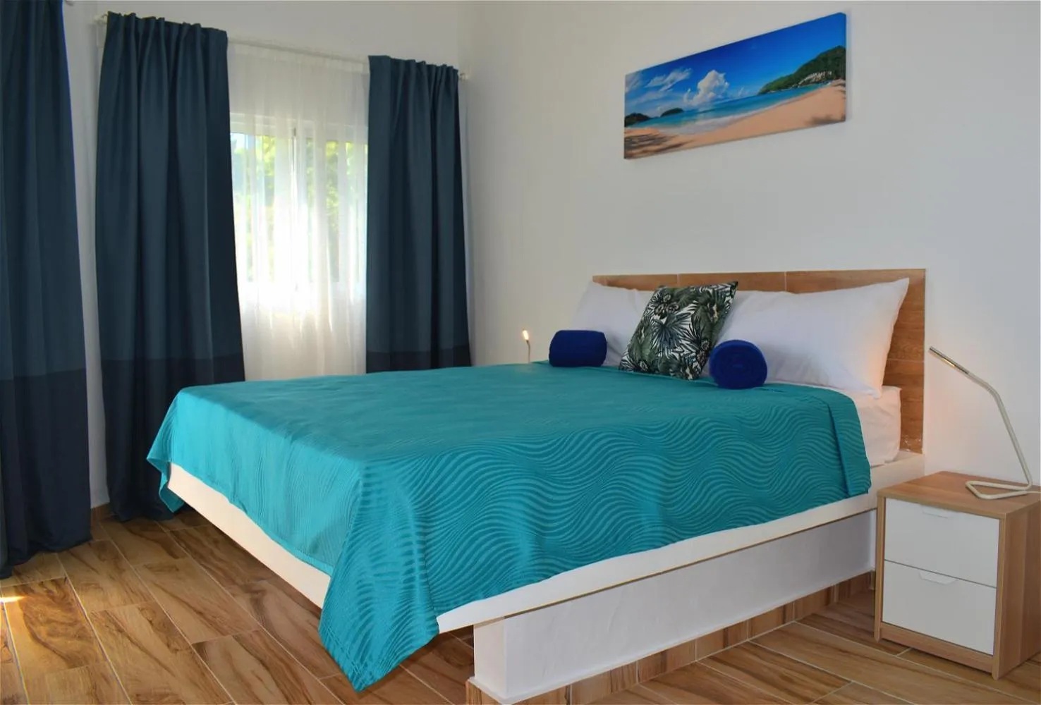 Decorative detail, Bed in Tropical Casa Laguna