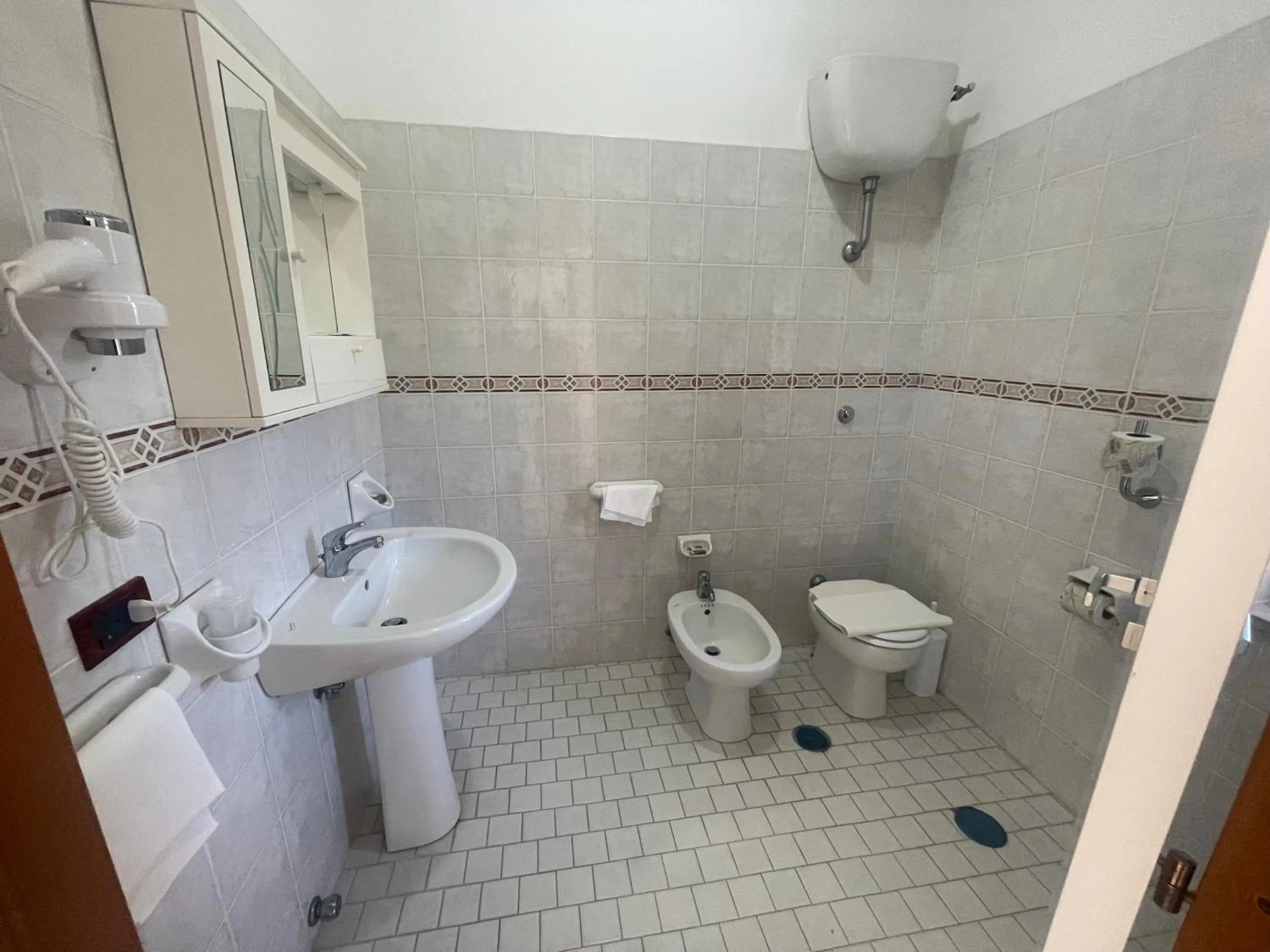 Shower in Hotel Ristorante Colleverde