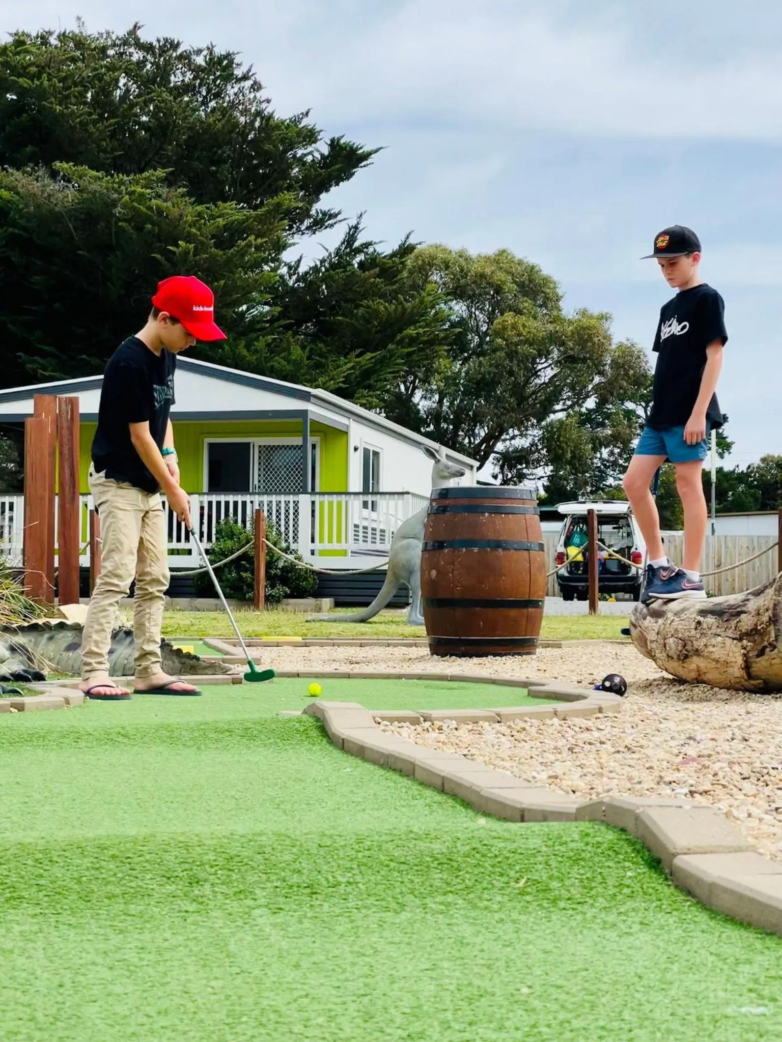 Golfcourse in Victor Harbor Holiday Park