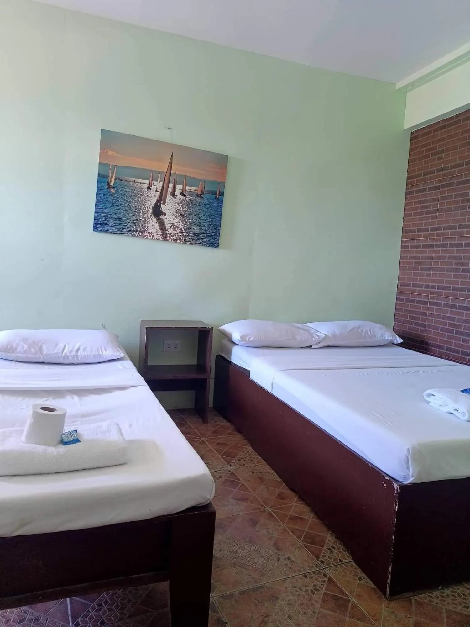 Bed in Antonio's Pension House