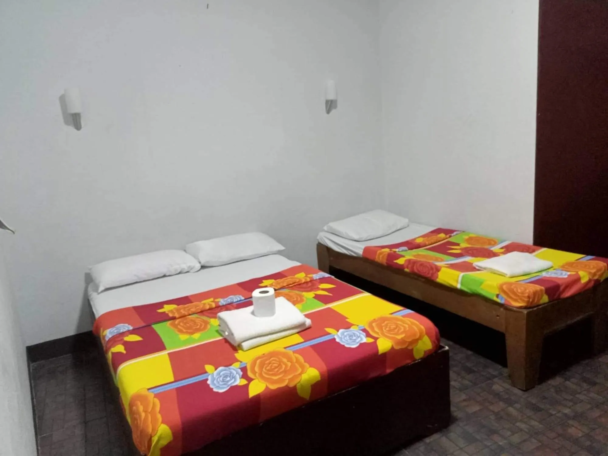 Bed in Antonio's Pension House