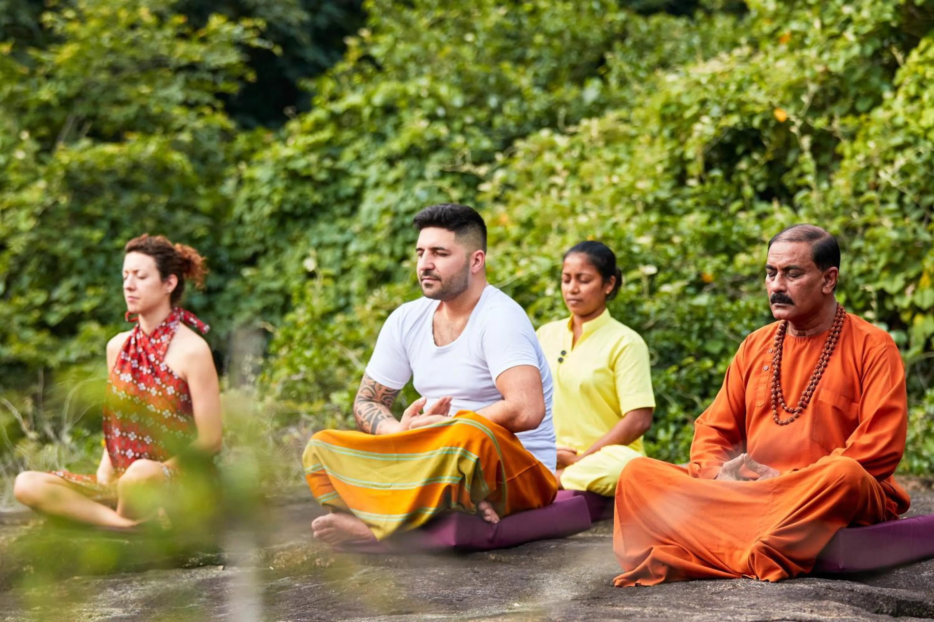 People in Amuna Ayurveda and Wellness Retreat