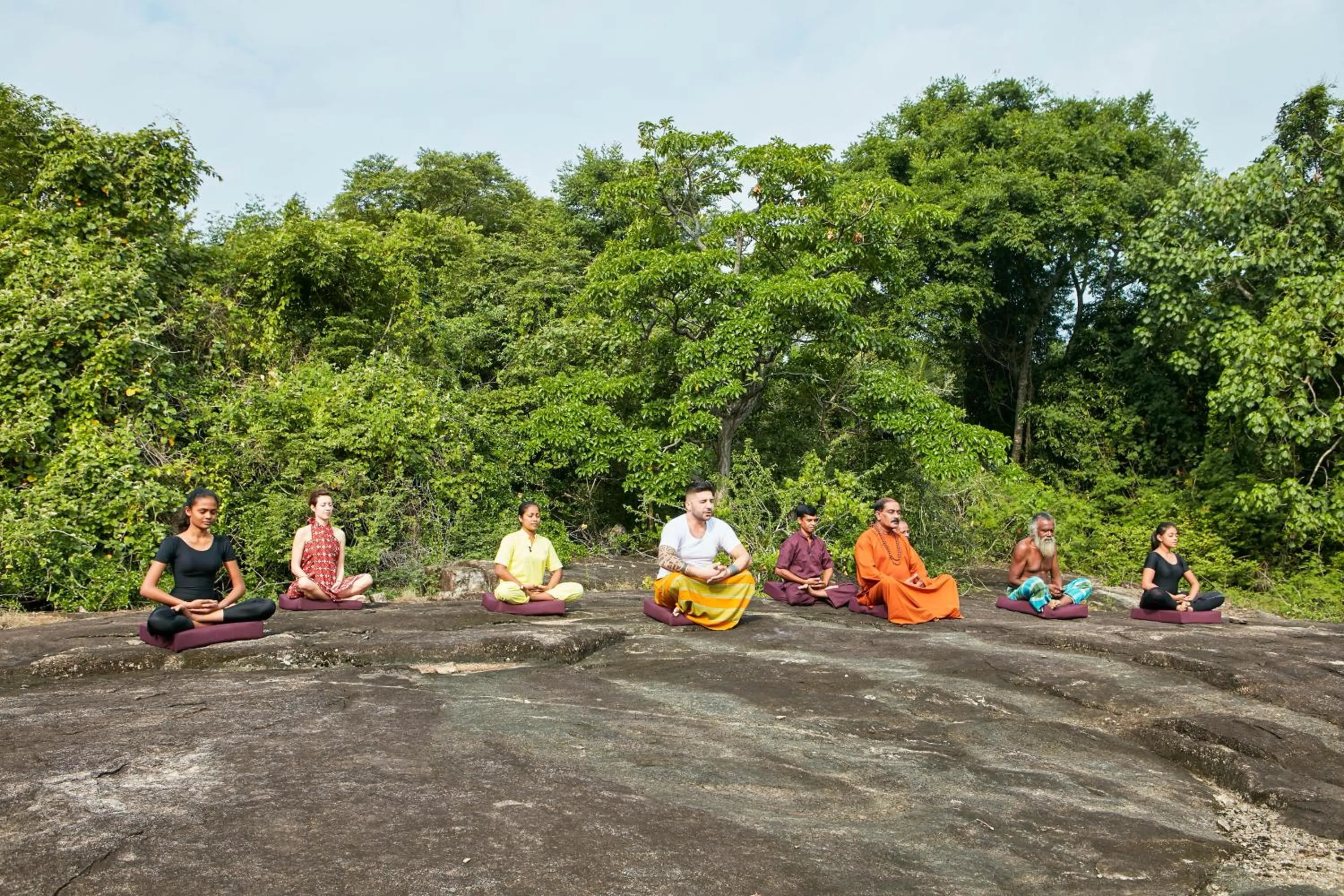 People in Amuna Ayurveda and Wellness Retreat