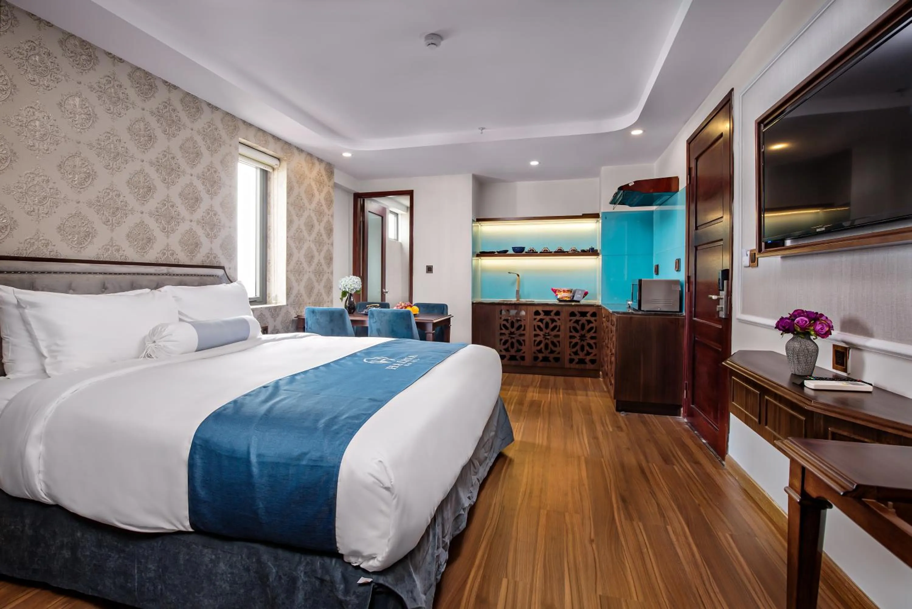 Photo of the whole room, Bed in Halina Hotel and Apartment