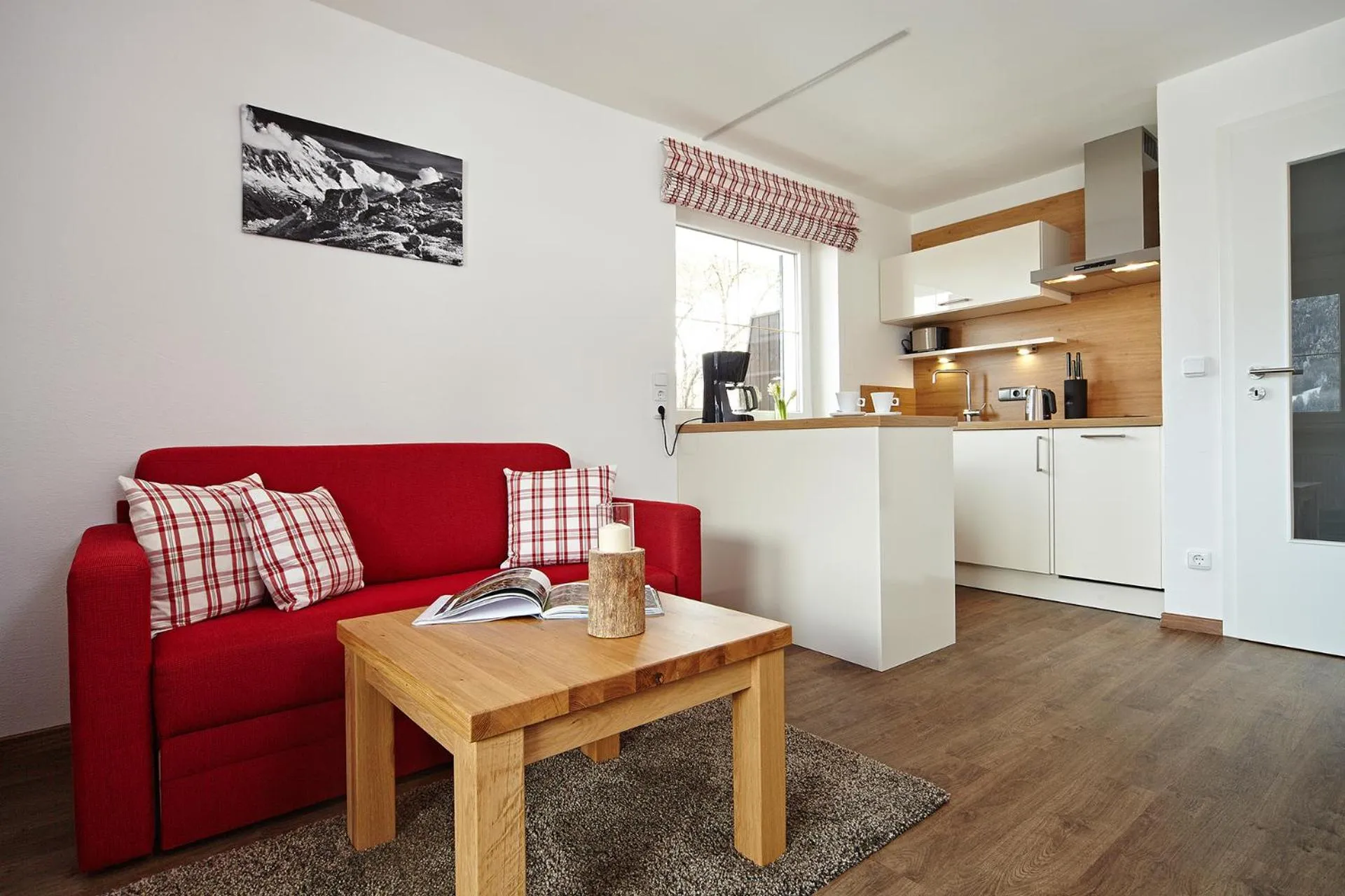 Kitchen or kitchenette in FEWO Schwandenhof