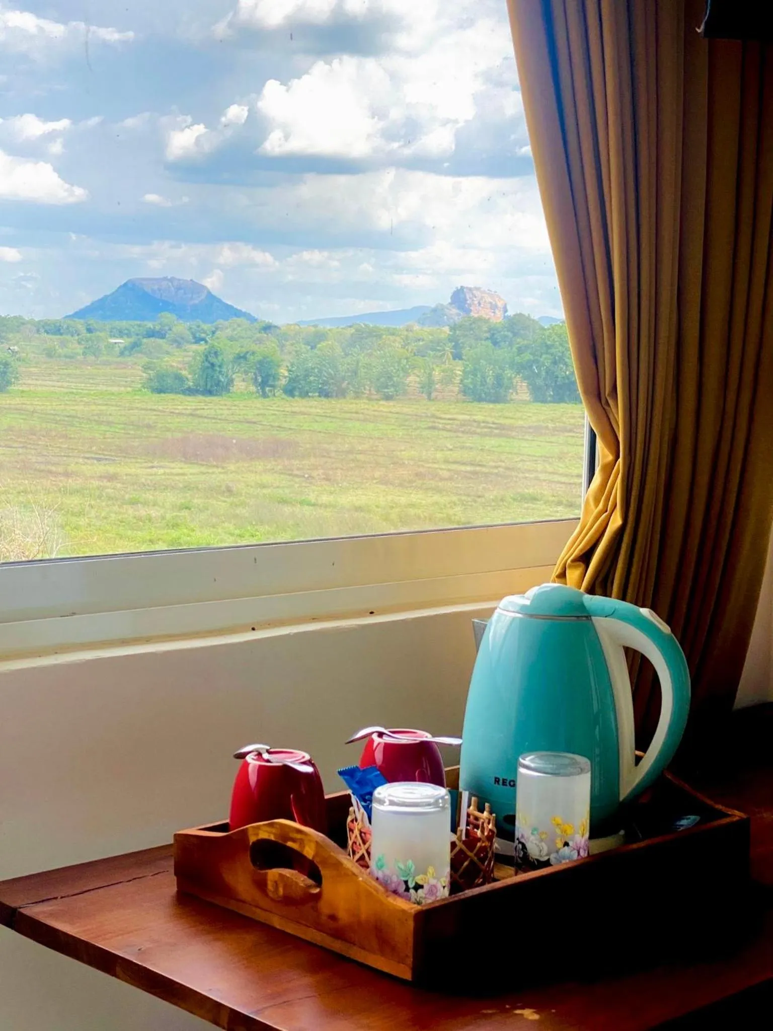 Kitchen or kitchenette in Organic Garden Resort Sigiriya