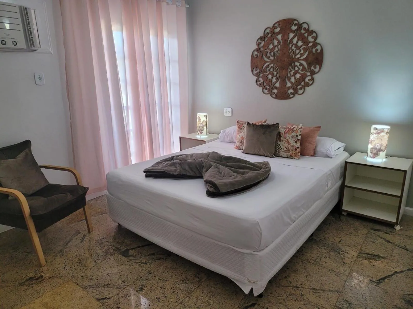 Bed in Pousada Costa Del Sol