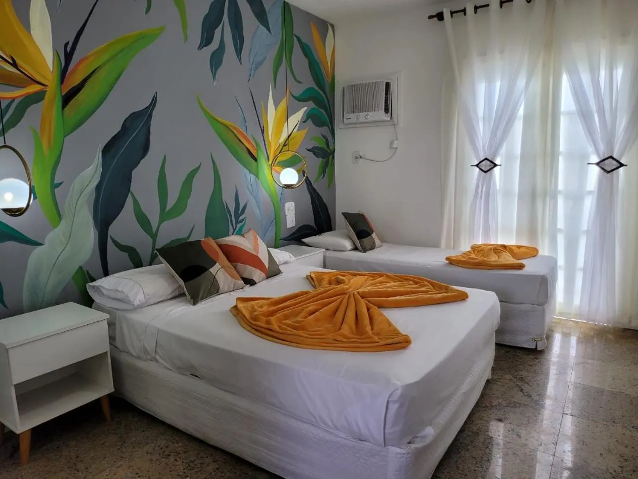 Bed in Pousada Costa Del Sol