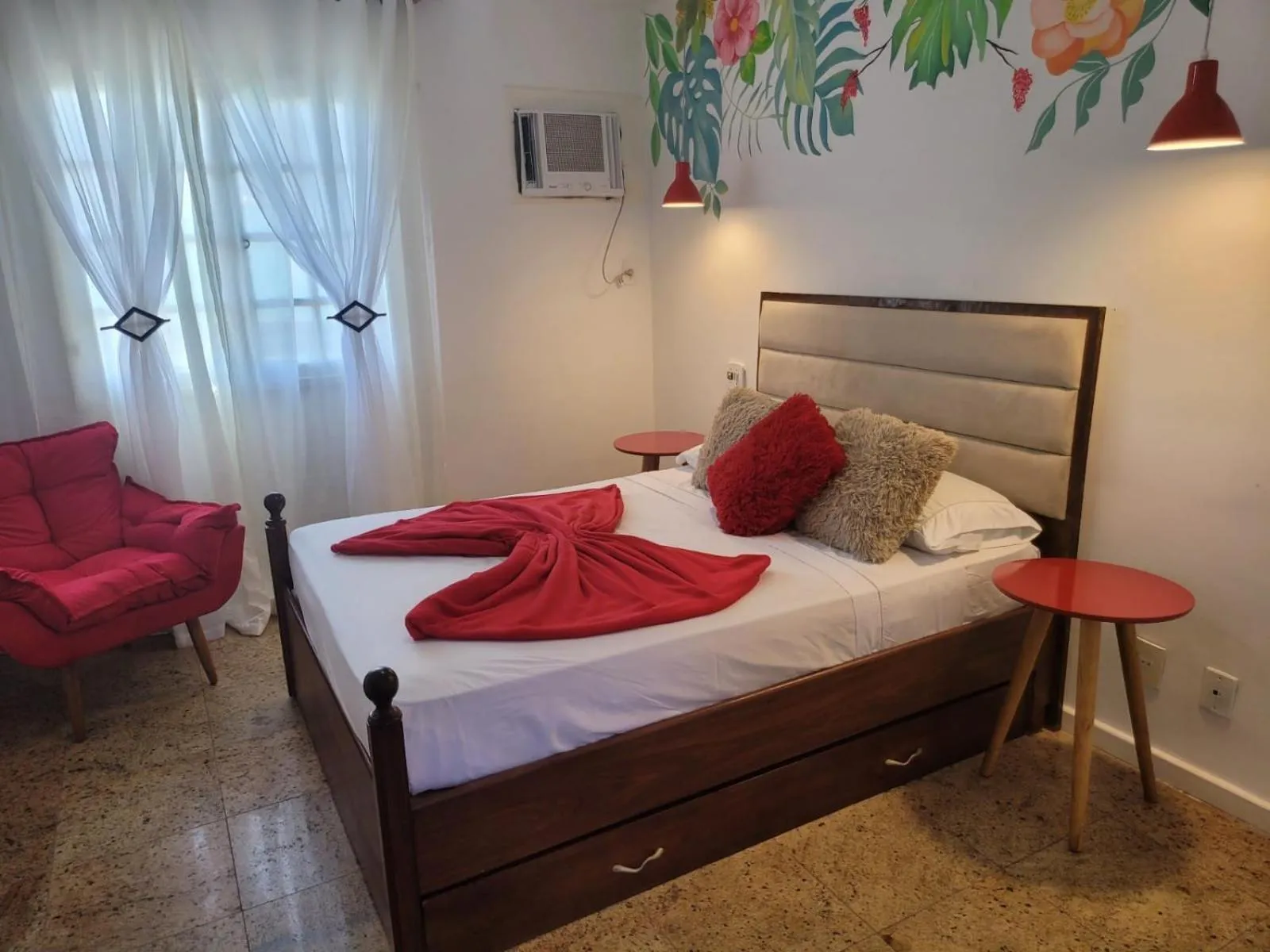 Bed in Pousada Costa Del Sol