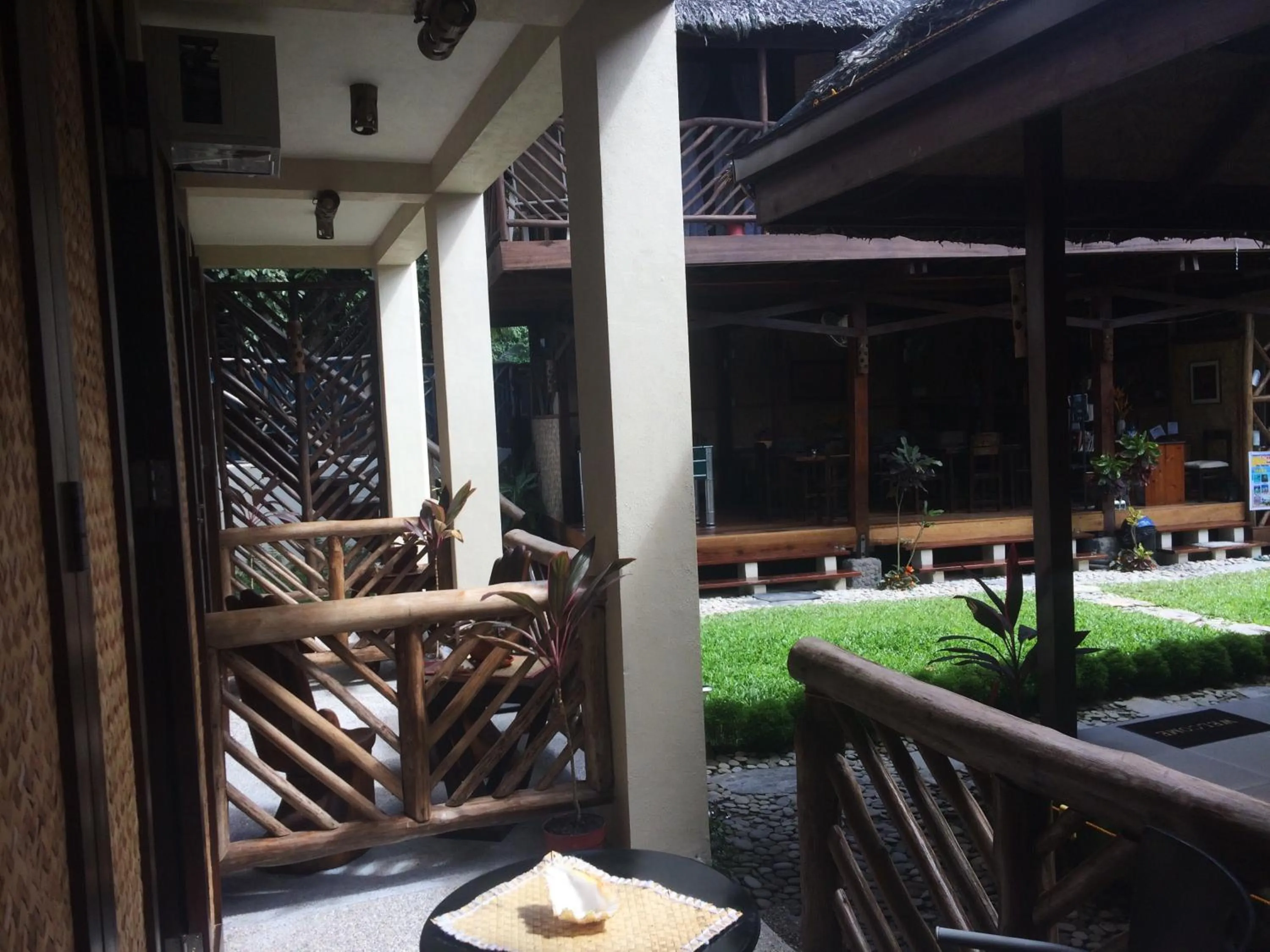 Seating area in Le Cou de Tou Village Resort