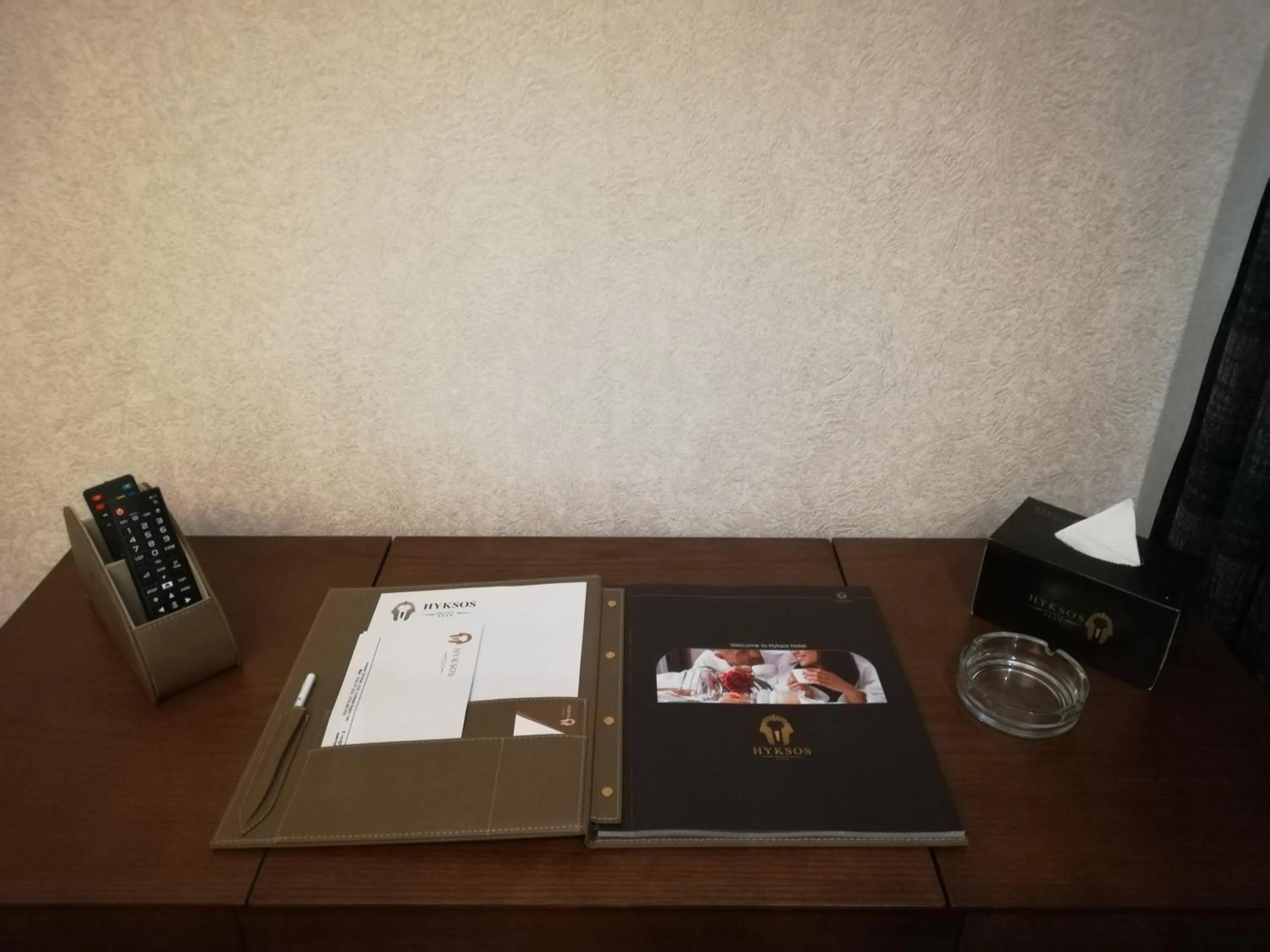 Decorative detail in Hyksos Hotel