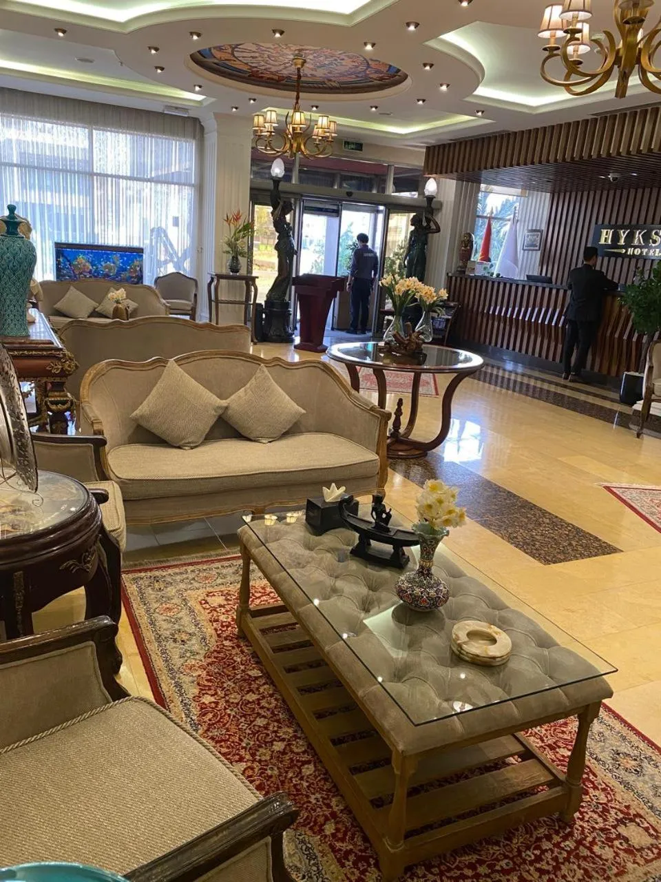 Lobby or reception in Hyksos Hotel