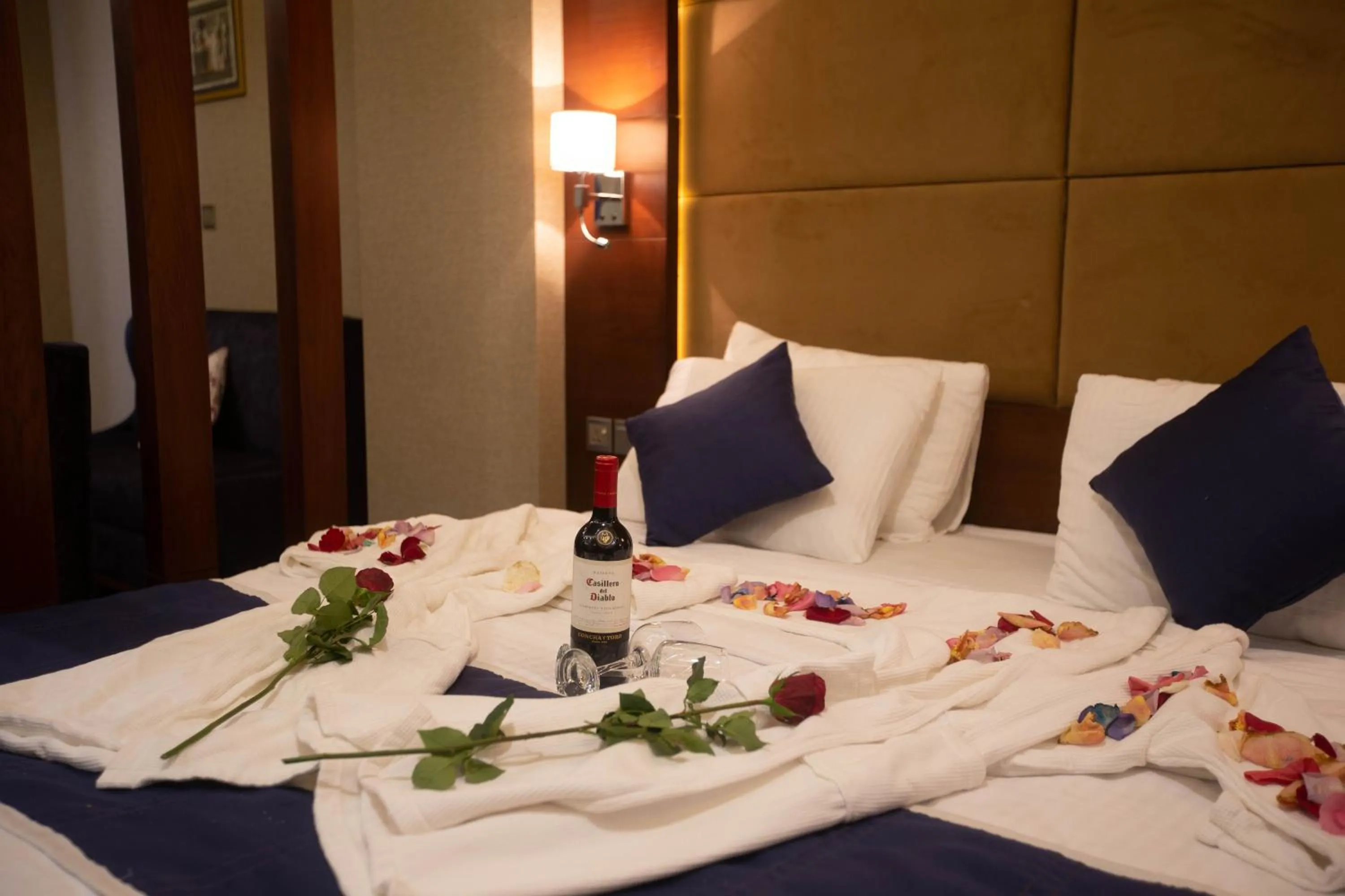 Decorative detail, Bed in Hyksos Hotel