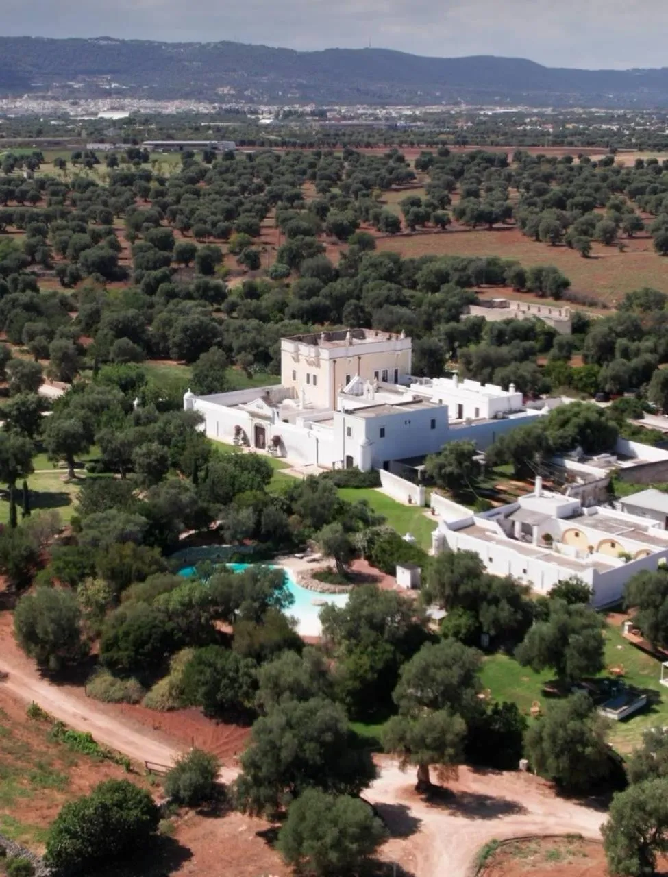 Bird's eye view in Masseria Borgo San Marco
