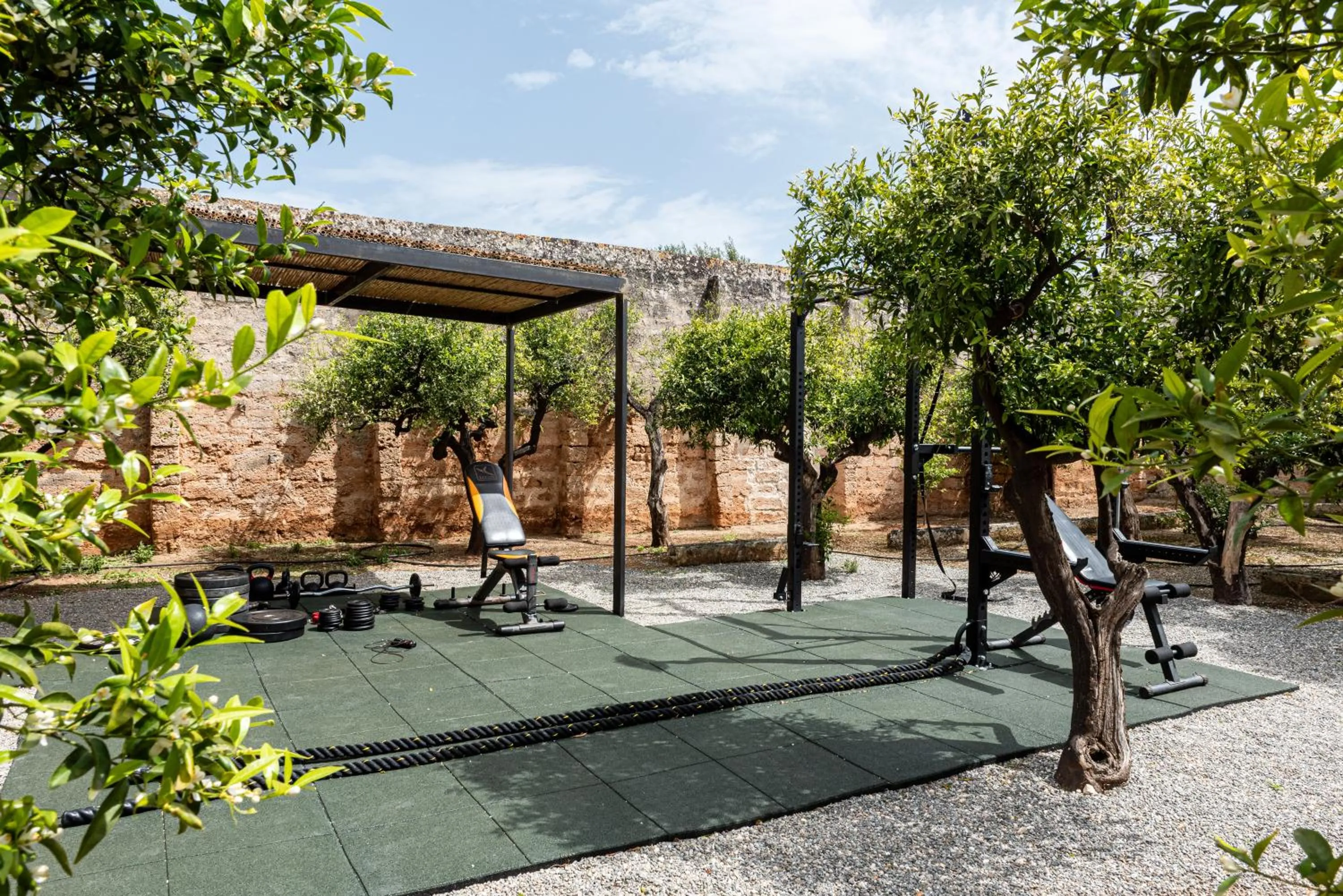 Fitness centre/facilities in Masseria Borgo San Marco