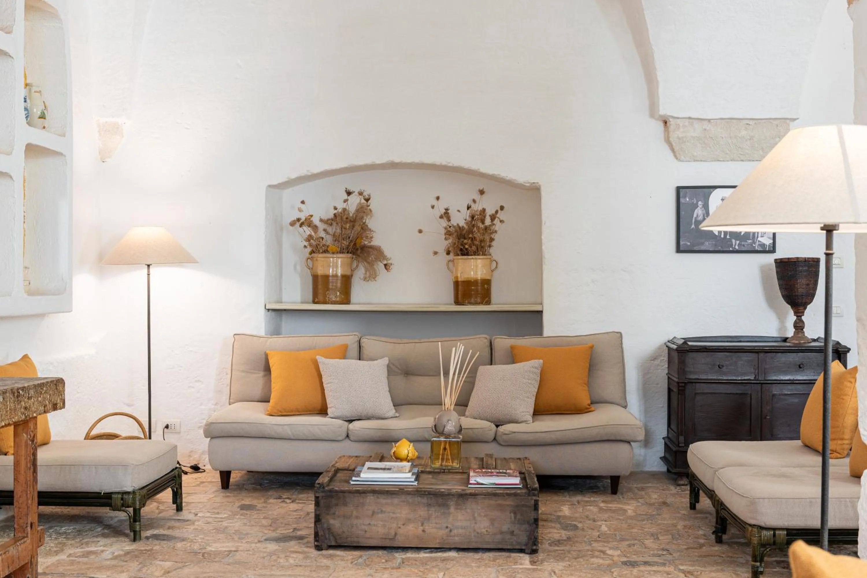 Lobby or reception in Masseria Borgo San Marco