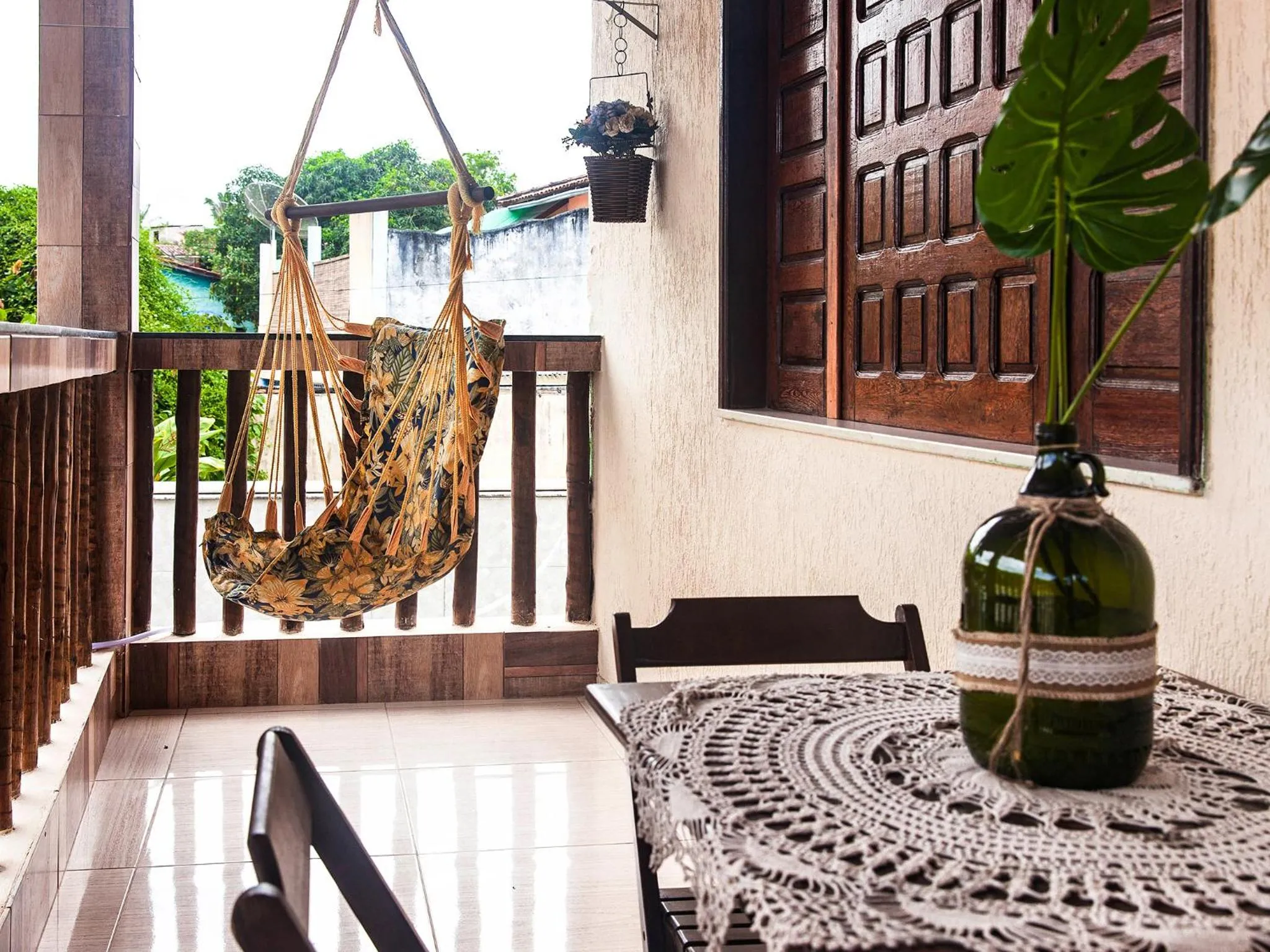 Decorative detail in Pousada Recanto do Mucugê