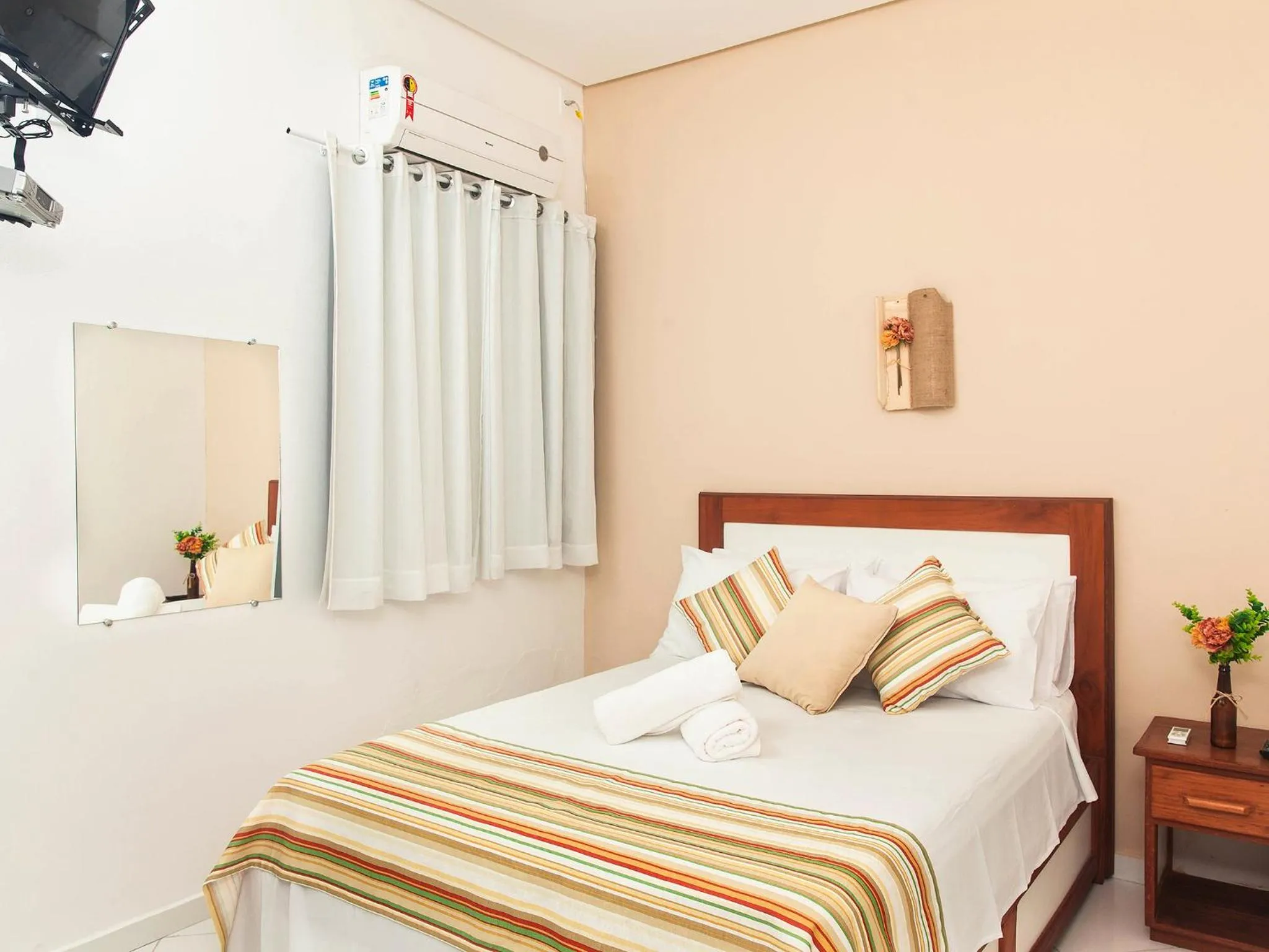 Bedroom, Bed in Pousada Recanto do Mucugê