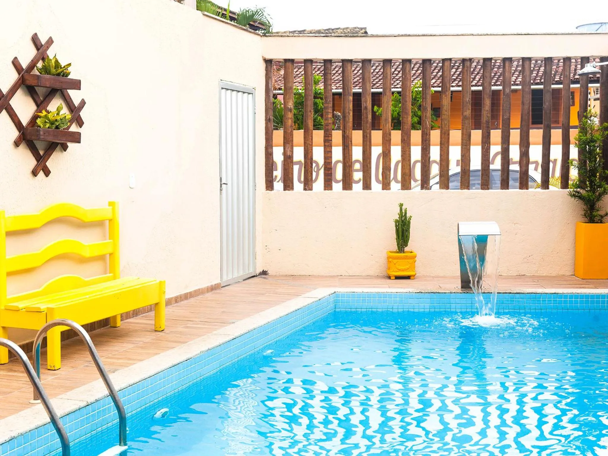 Swimming pool in Pousada Recanto do Mucugê