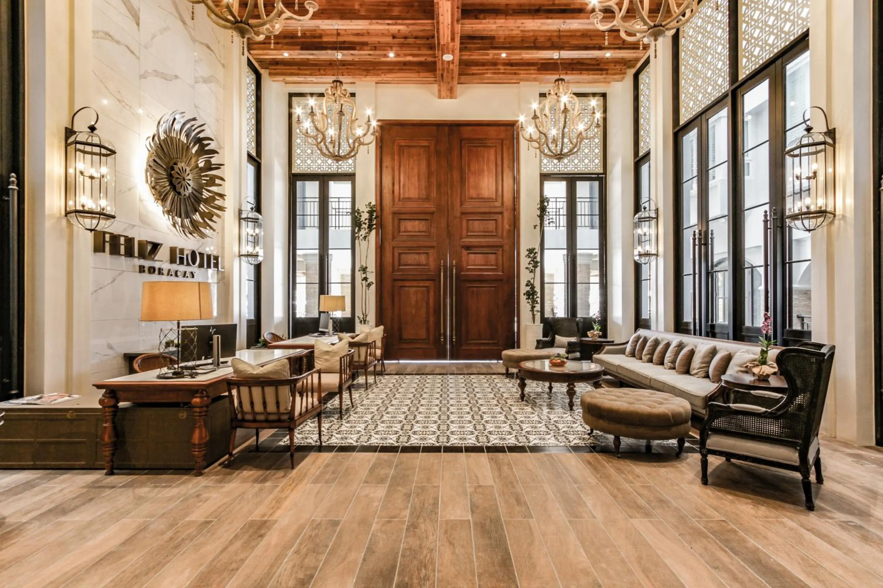 Lobby or reception in Feliz Hotel Boracay