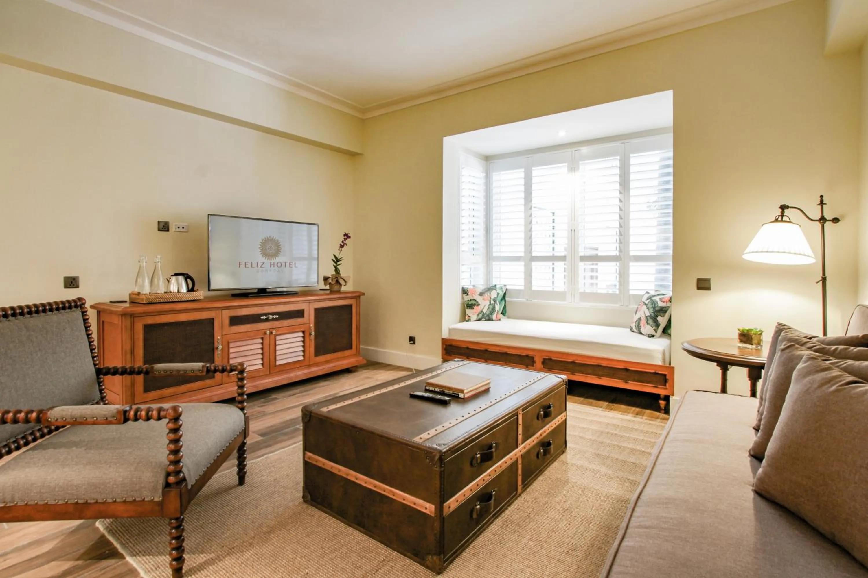 Living room in Feliz Hotel Boracay