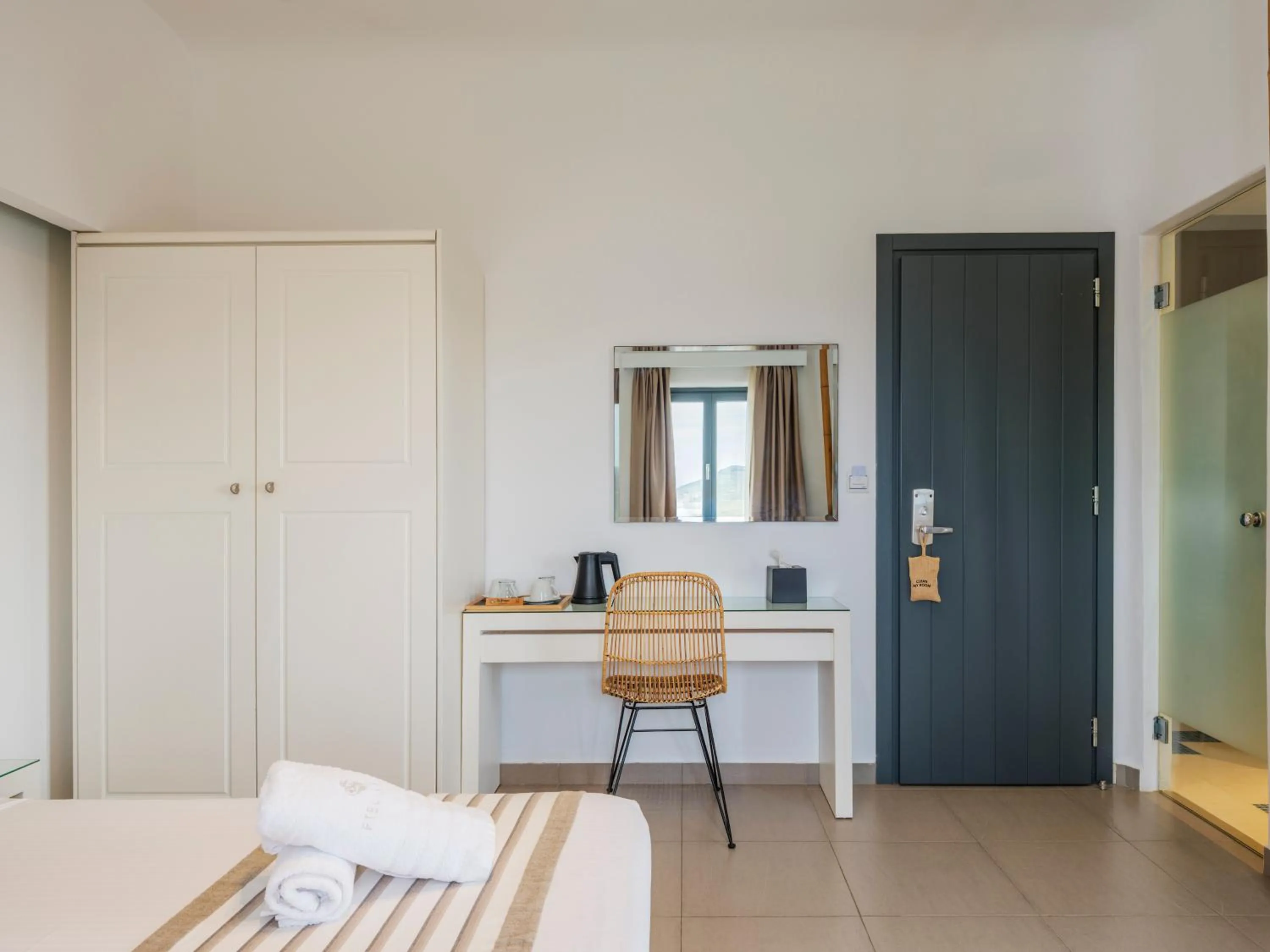 Bedroom in Ftelia Bay Boutique Hotel
