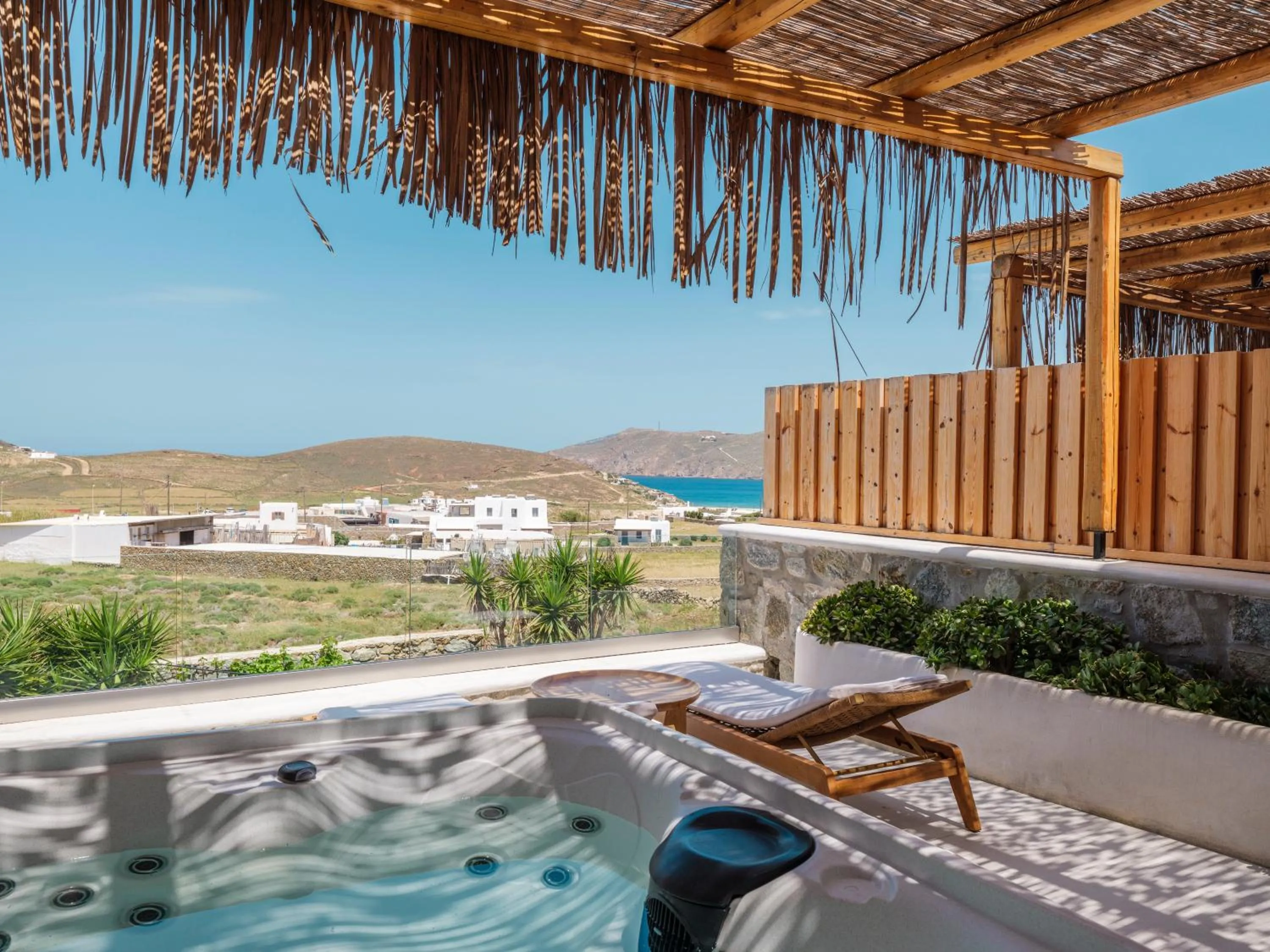 Balcony/Terrace in Ftelia Bay Boutique Hotel