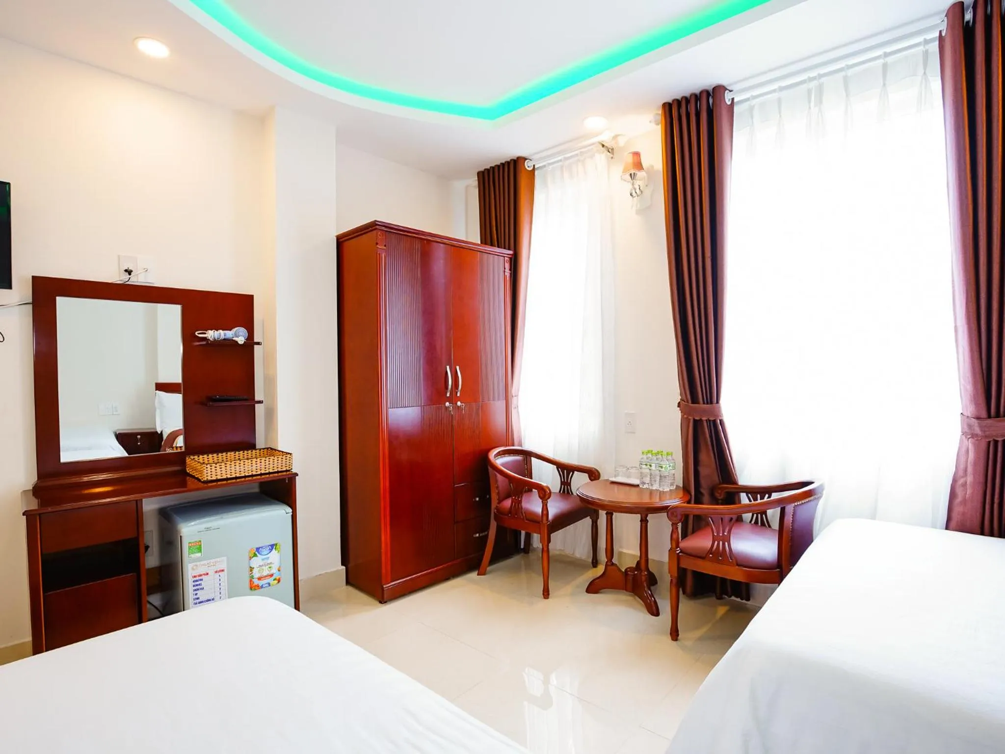 Bed in Dalat Venus Hotel