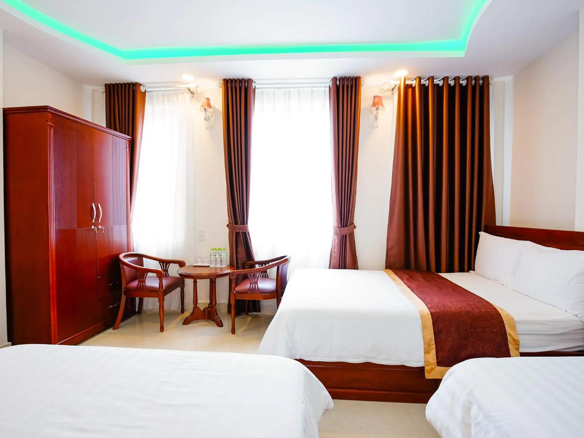 Bed in Dalat Venus Hotel