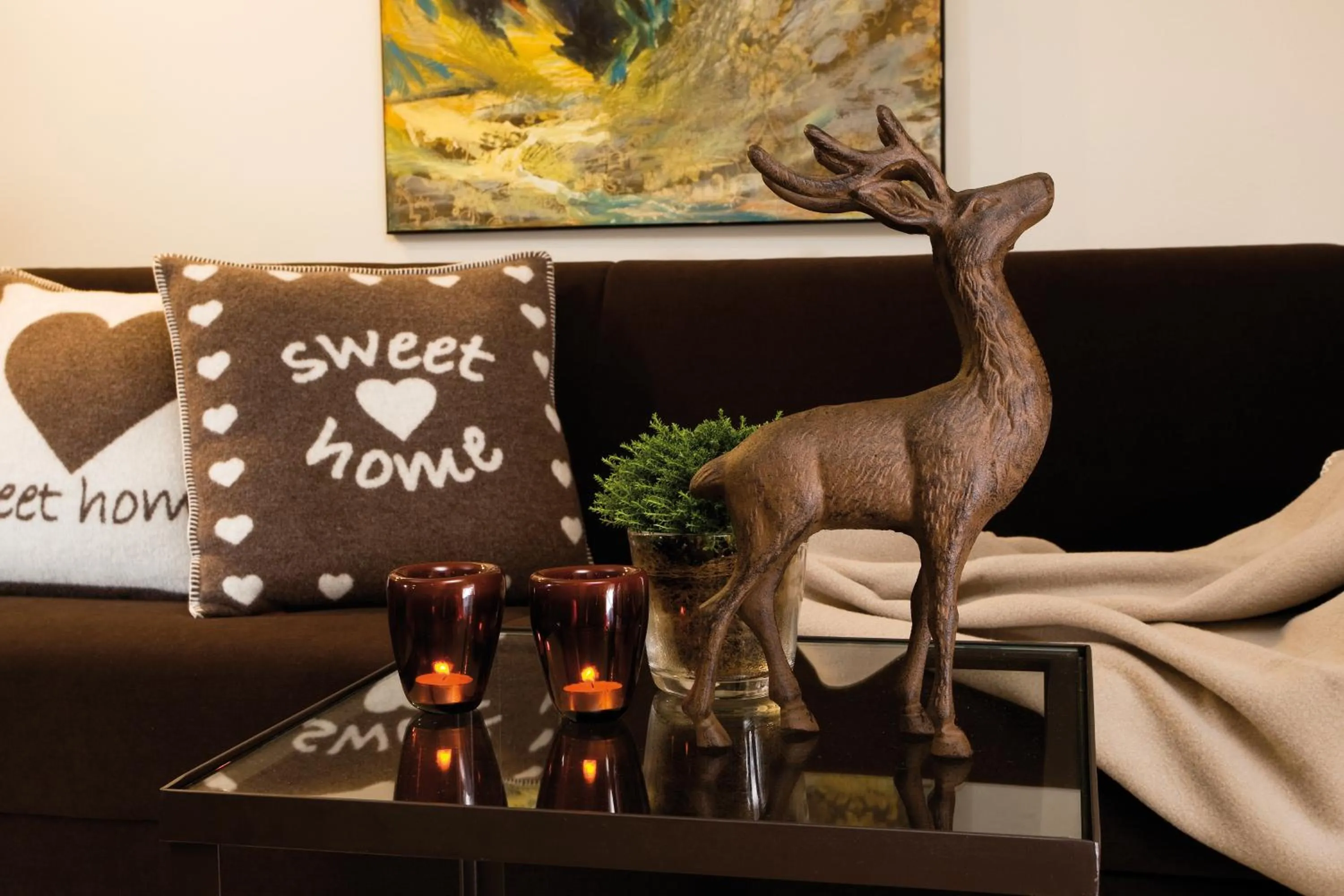 Seating area in Hotel Alpenrose