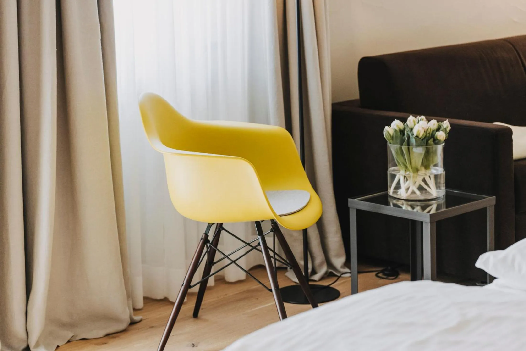 Decorative detail, Bed in Hotel Alpenrose
