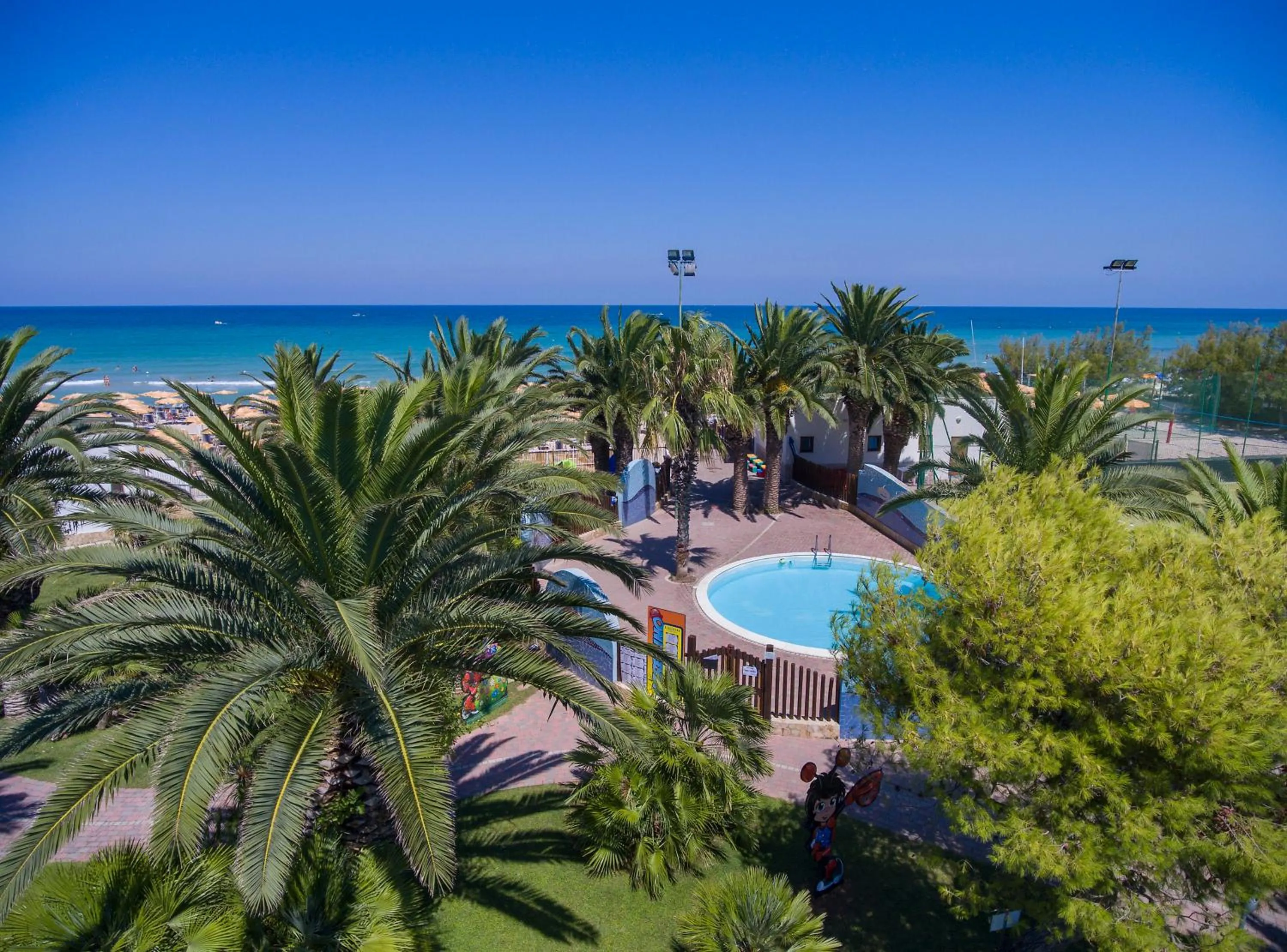 Bird's eye view in GranSerena Hotel
