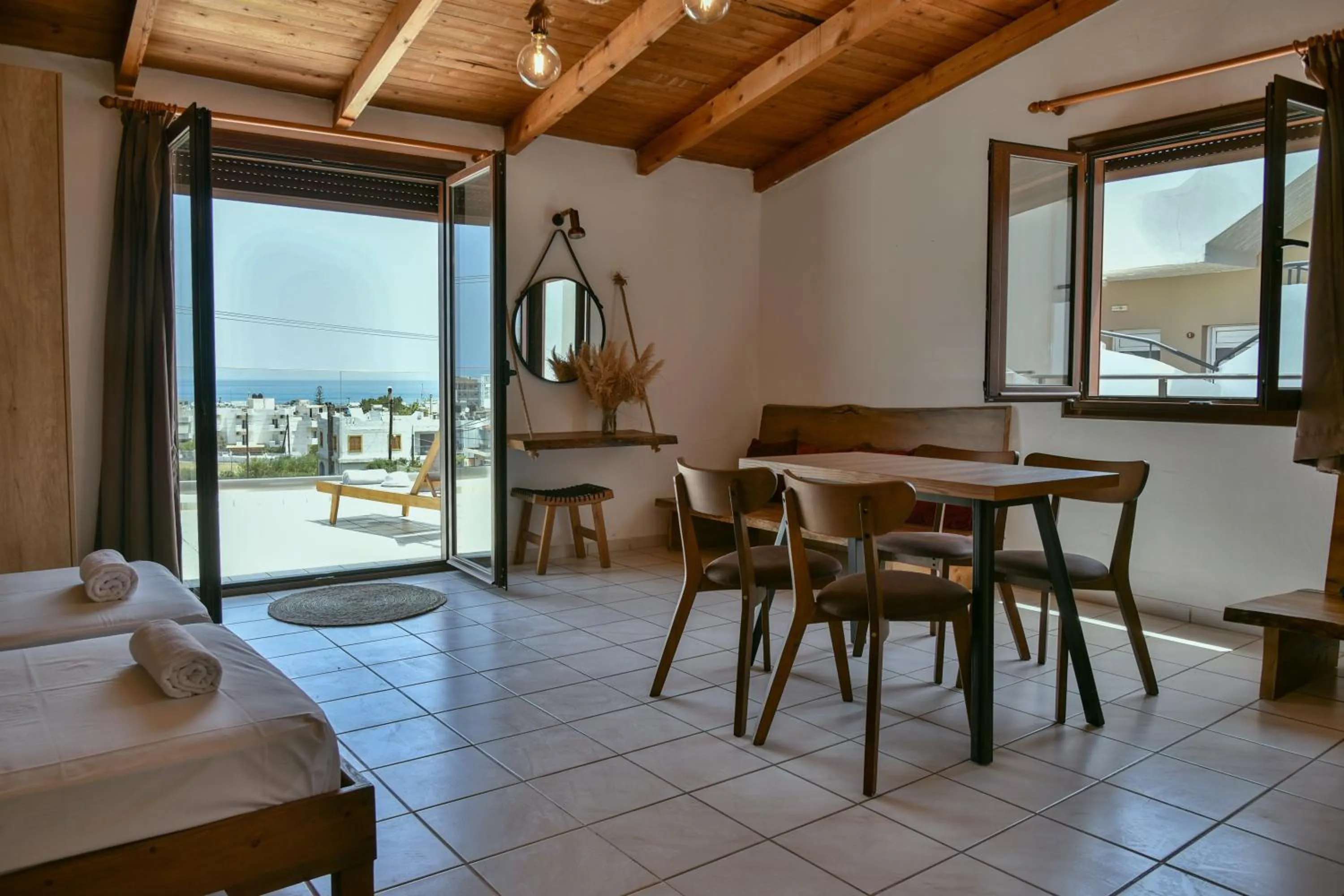 Living room in Iraklis Apartments