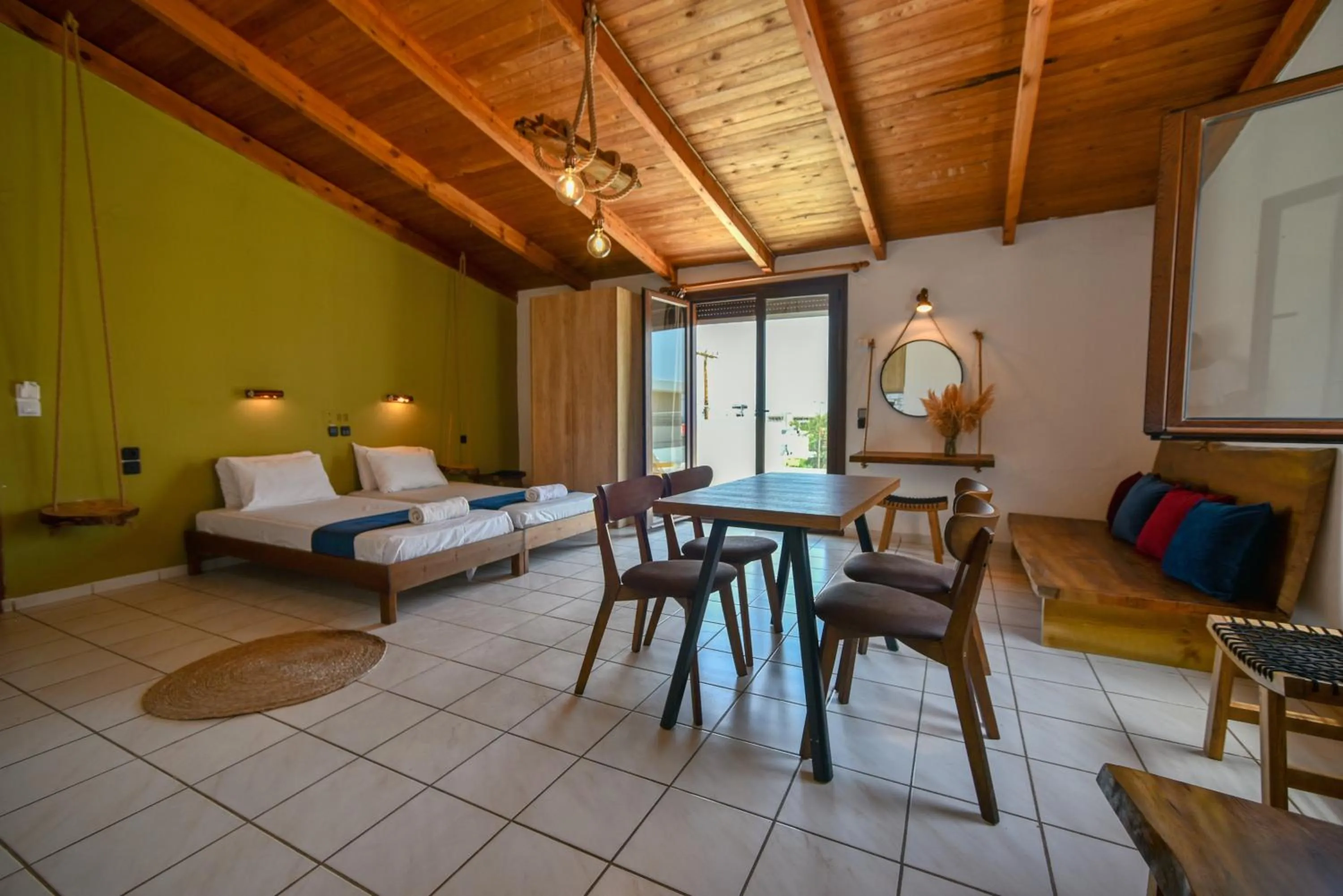 Bedroom, Bed in Iraklis Apartments