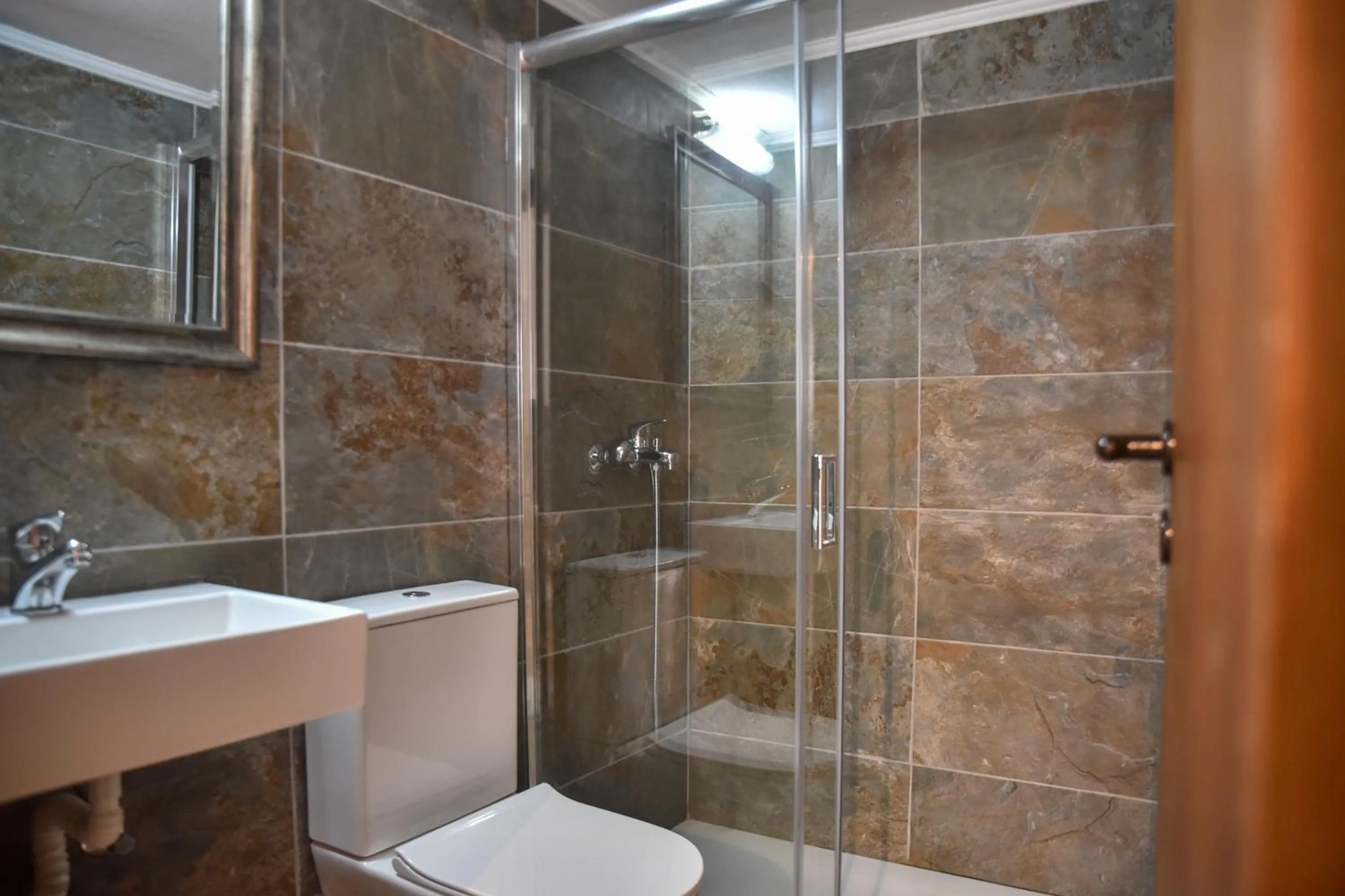 Bathroom in Iraklis Apartments