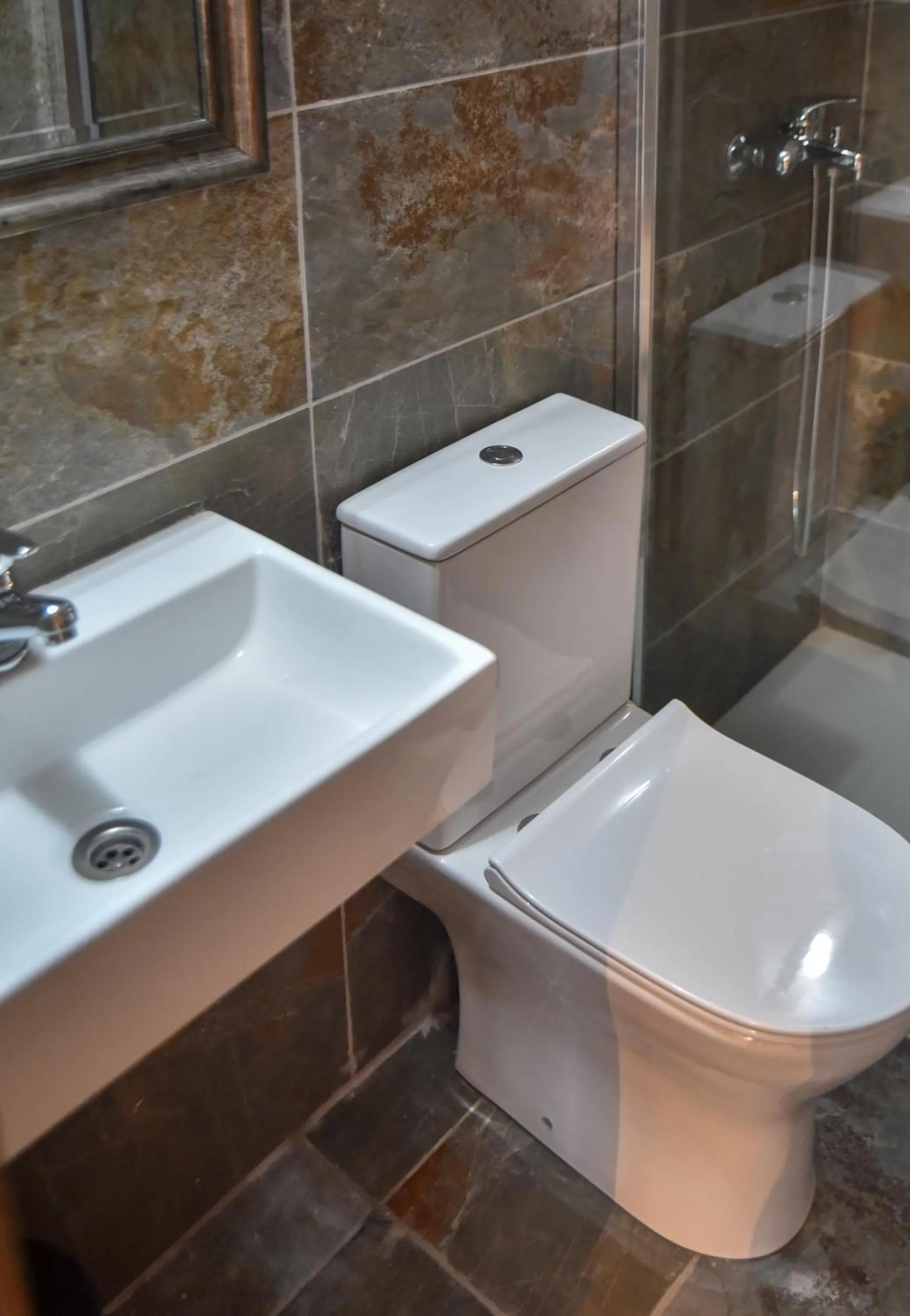 Bathroom in Iraklis Apartments