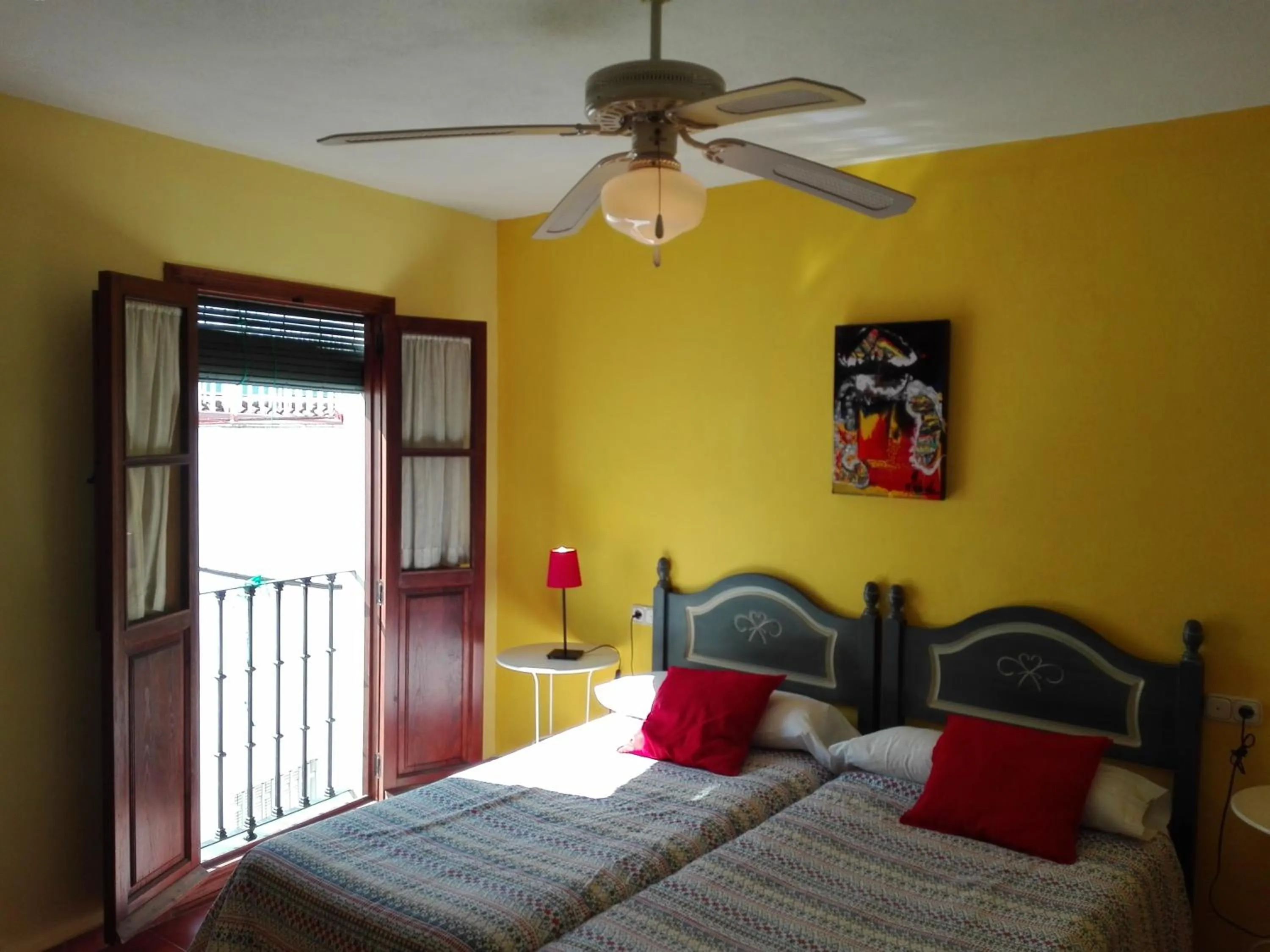 Decorative detail, Bed in La Posada del Recovero