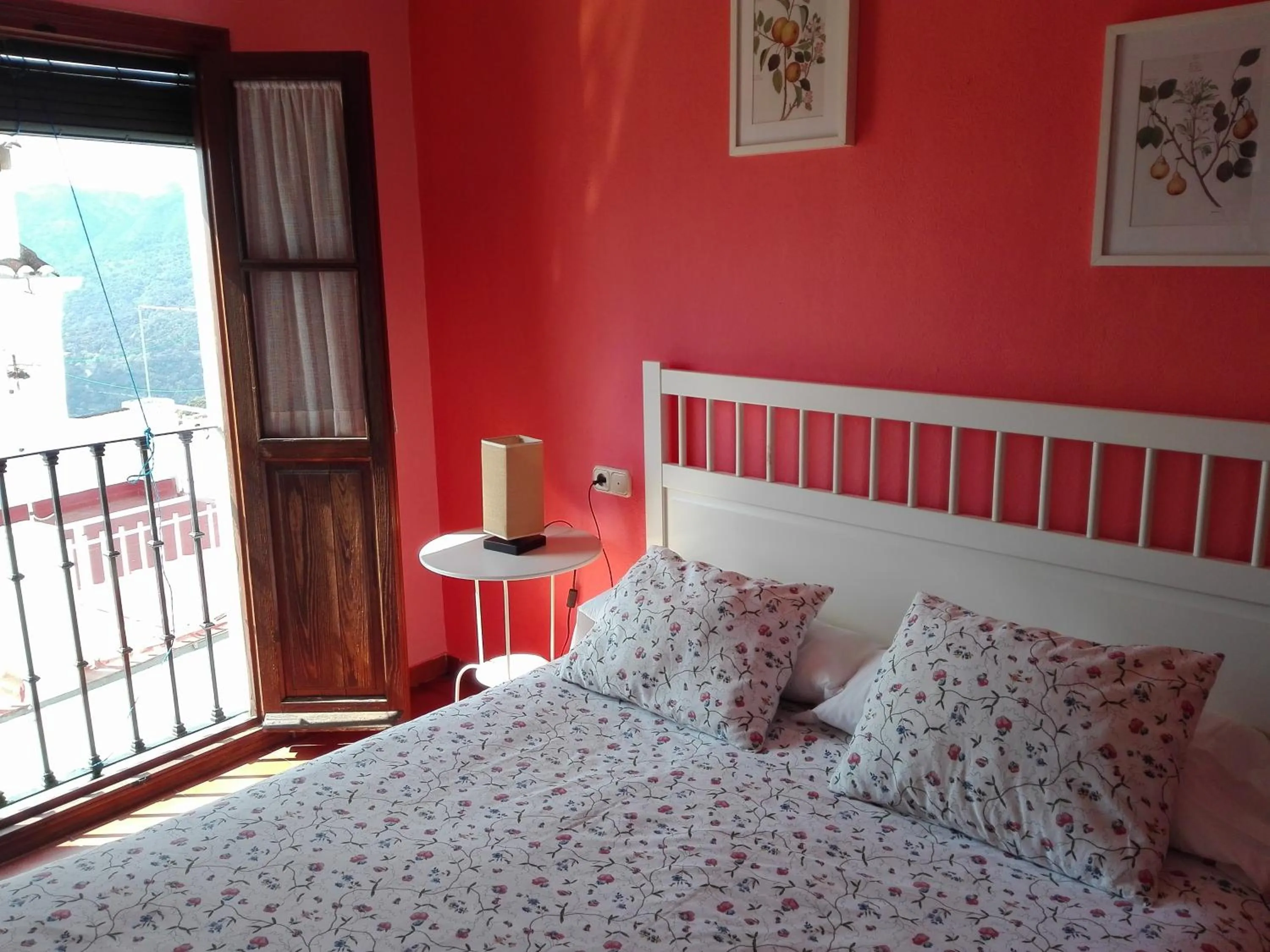 Decorative detail, Bed in La Posada del Recovero