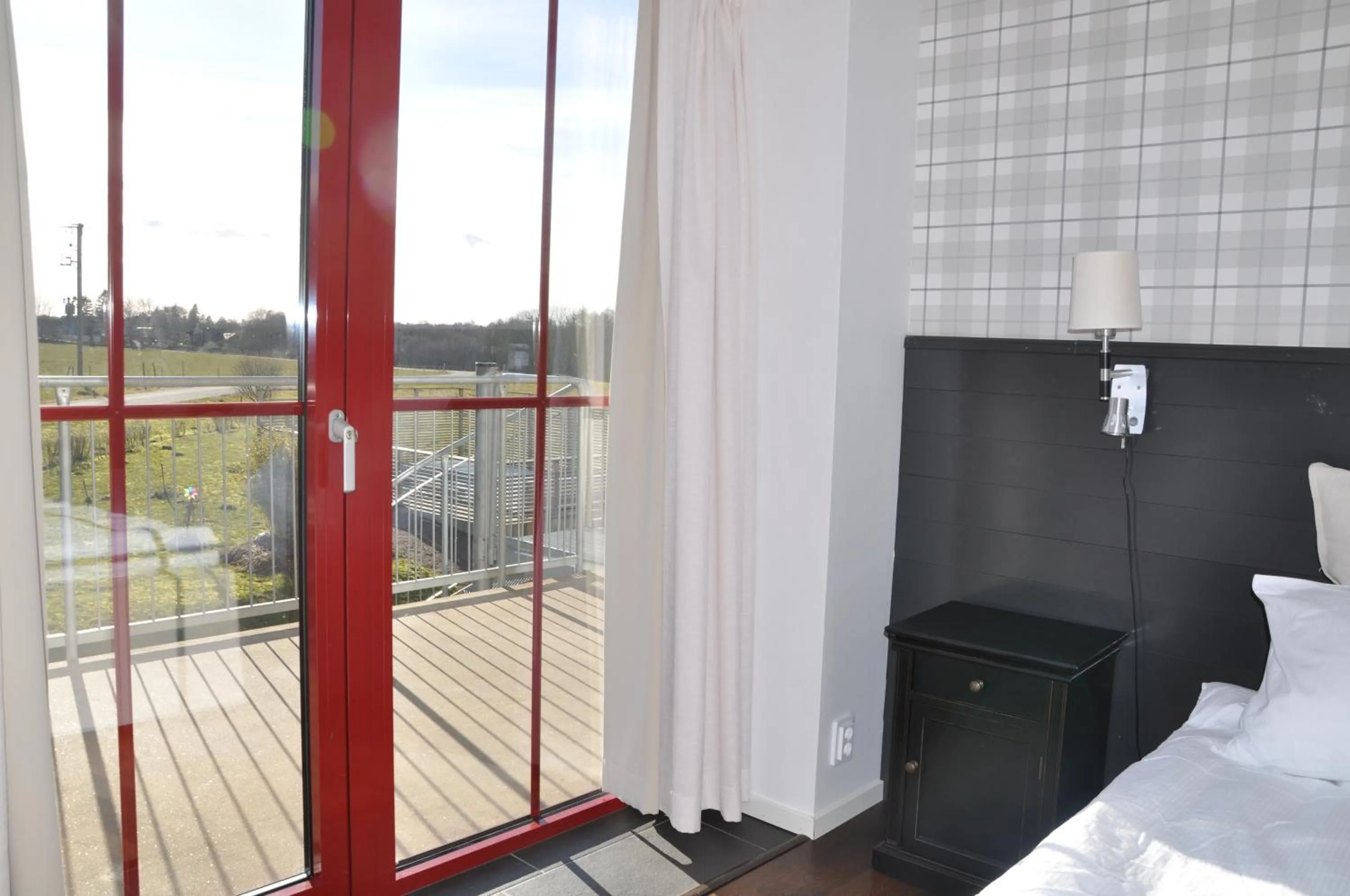 Balcony/Terrace, Bed in Hotel Bella Luna