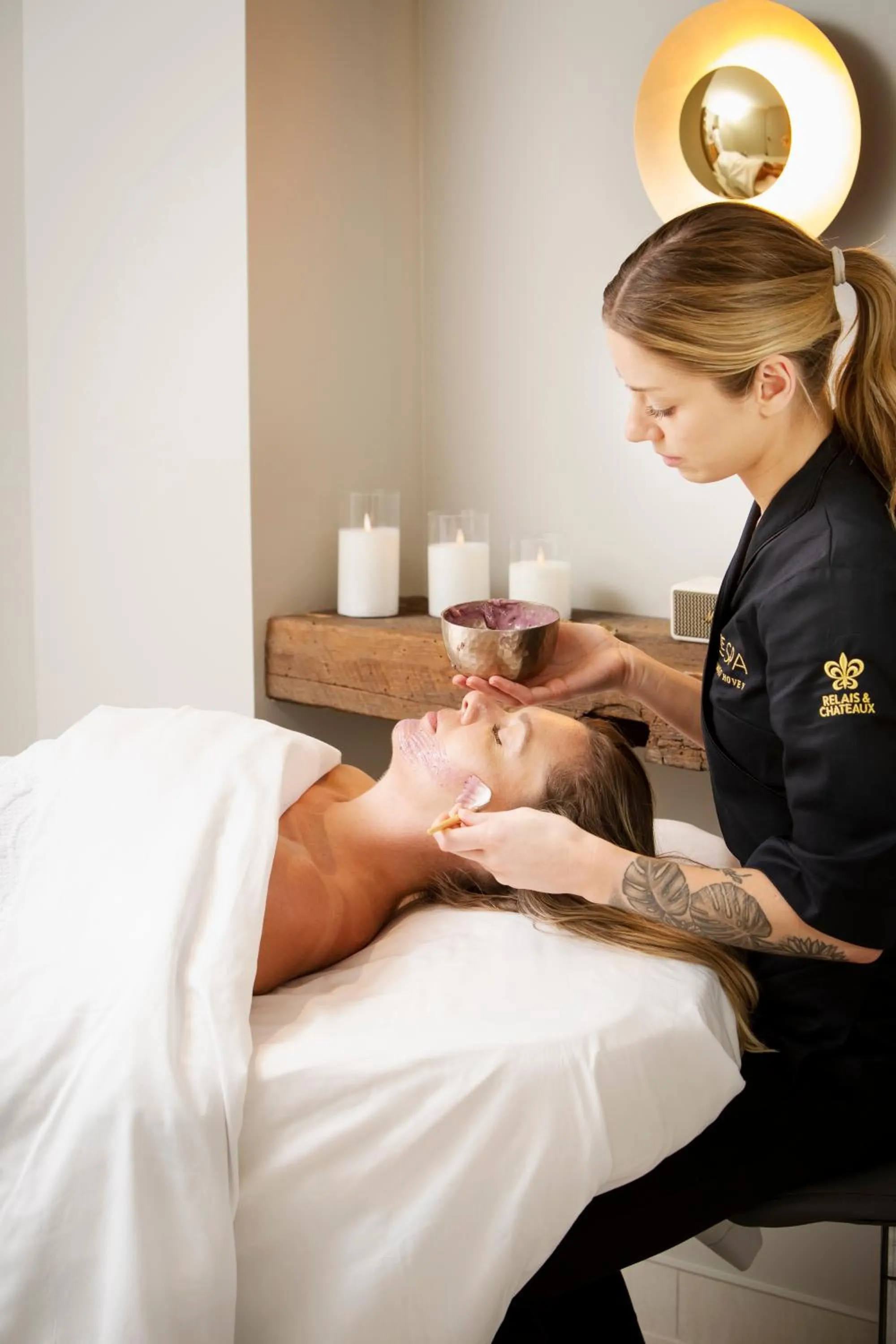 Spa and wellness centre/facilities in Manoir Hovey, Relais & Châteaux