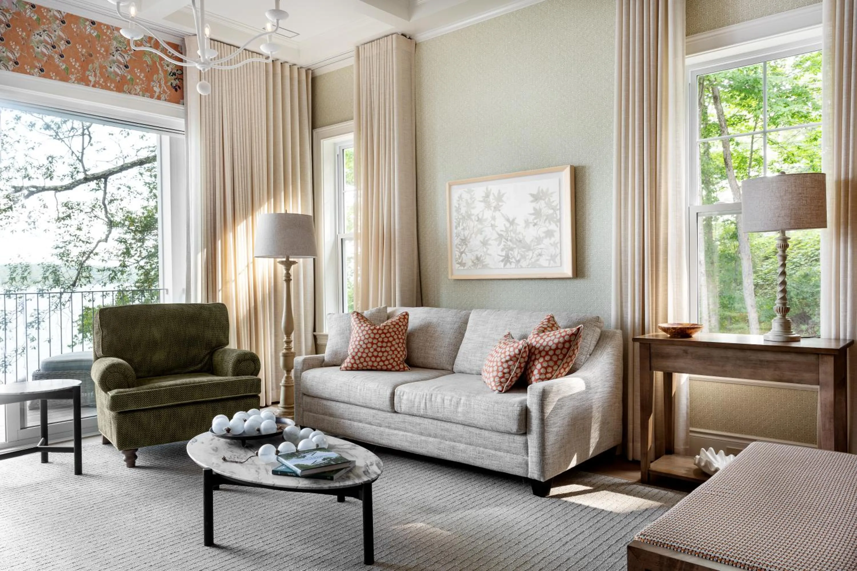 Bedroom in Manoir Hovey, Relais & Châteaux