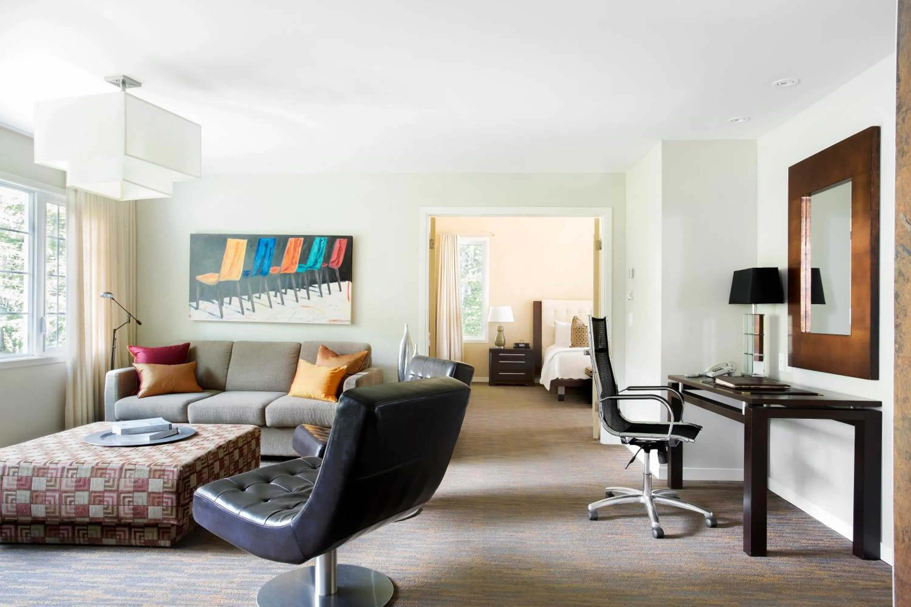 Bedroom in Manoir Hovey, Relais & Châteaux