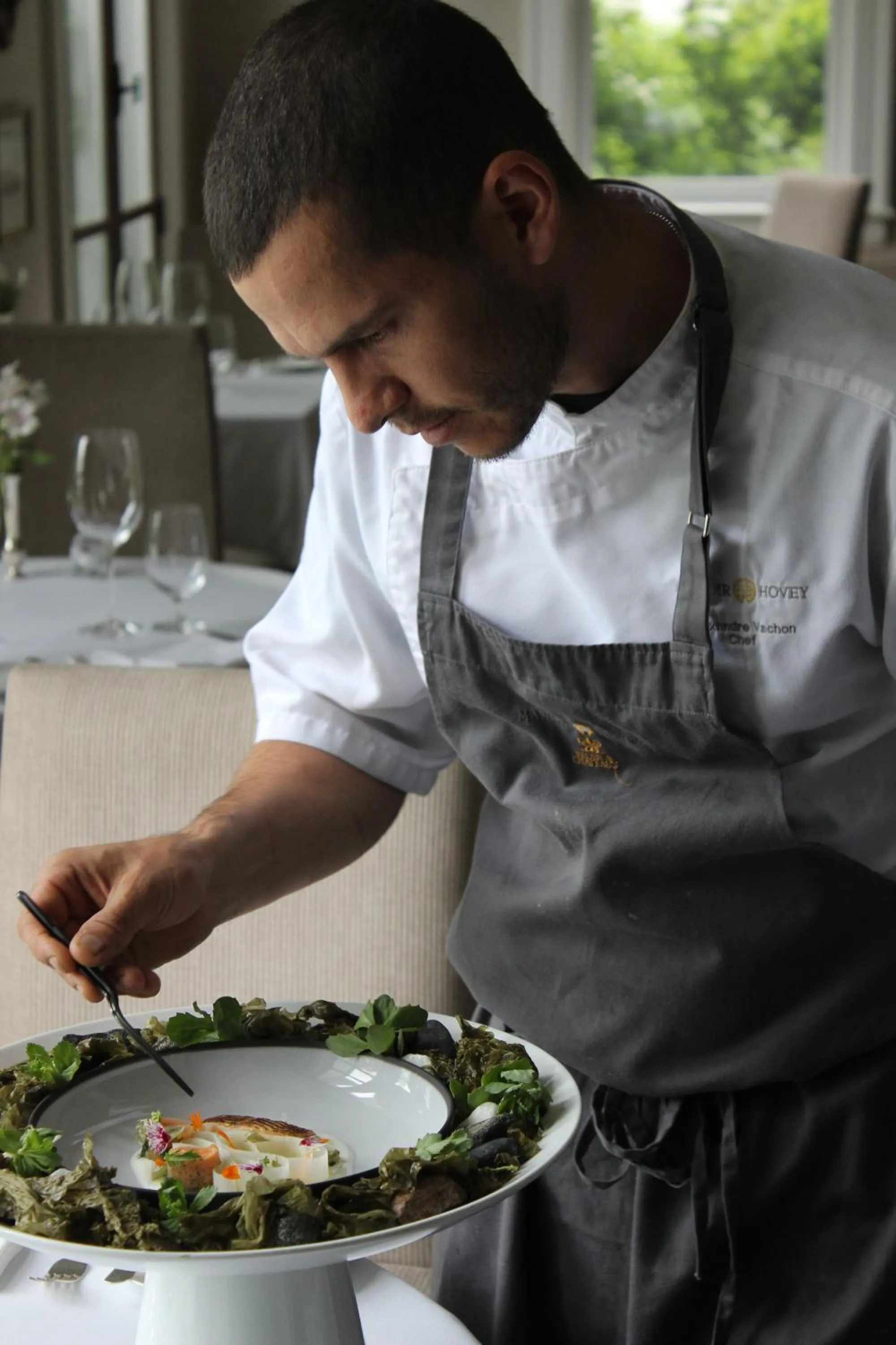 Restaurant/places to eat in Manoir Hovey, Relais & Châteaux