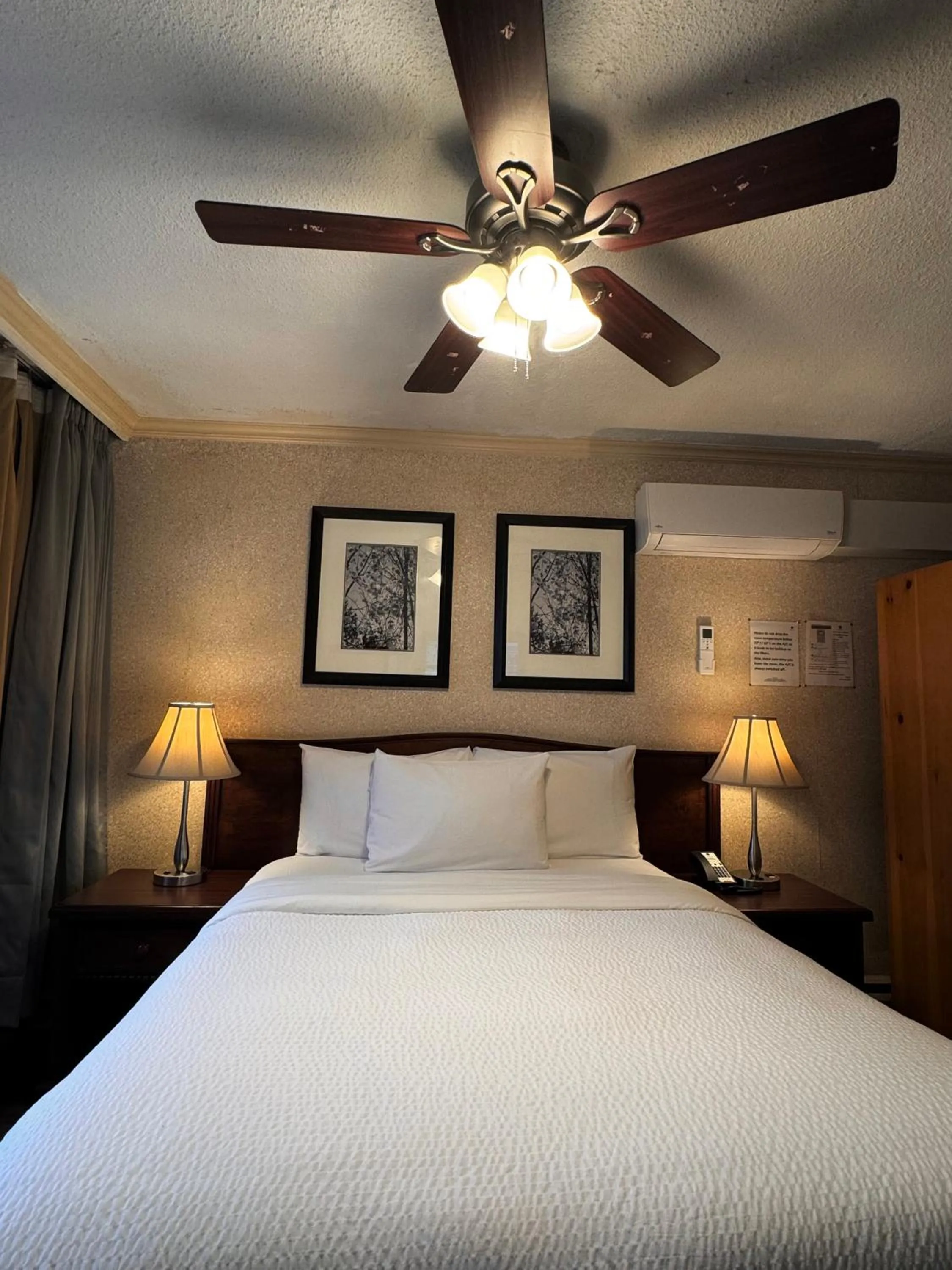 Bed in Divya Sutra Suites on Robson Downtown Vancouver