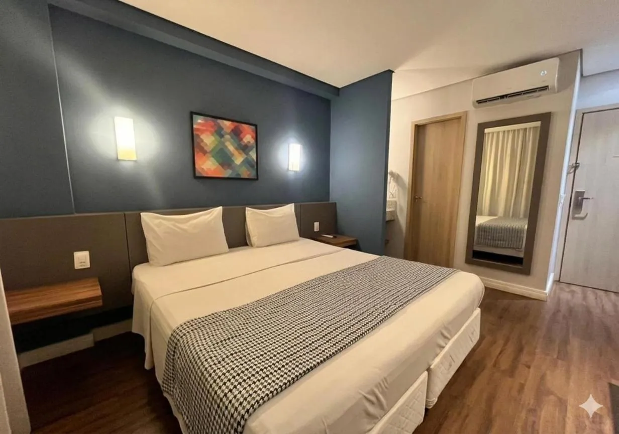 Bed in Maringá Airport Hotel