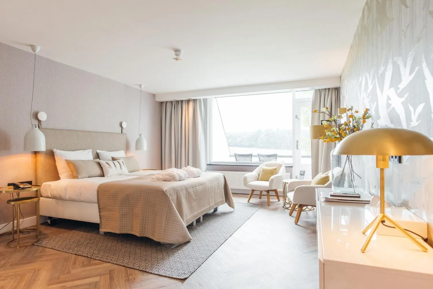 Bedroom, Bed in Van der Valk Hotel Apeldoorn - de Cantharel